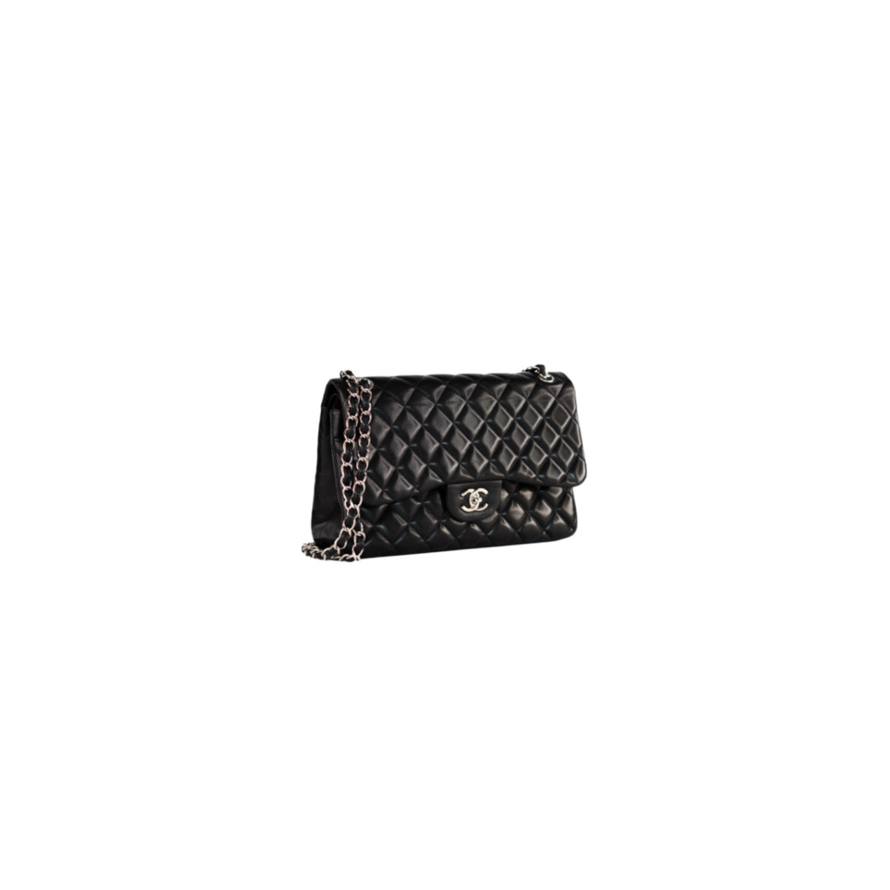 Chanel Medium Double Flap Bag Lambskin Noir