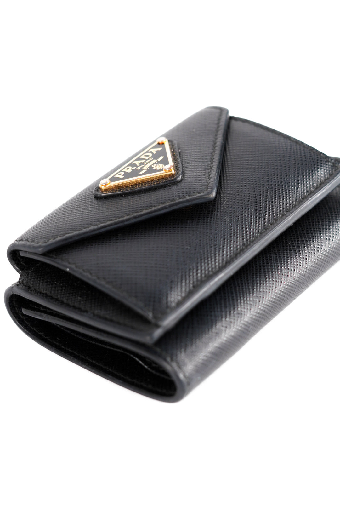 Prada Saffiano Prada Tri-fold Wallet