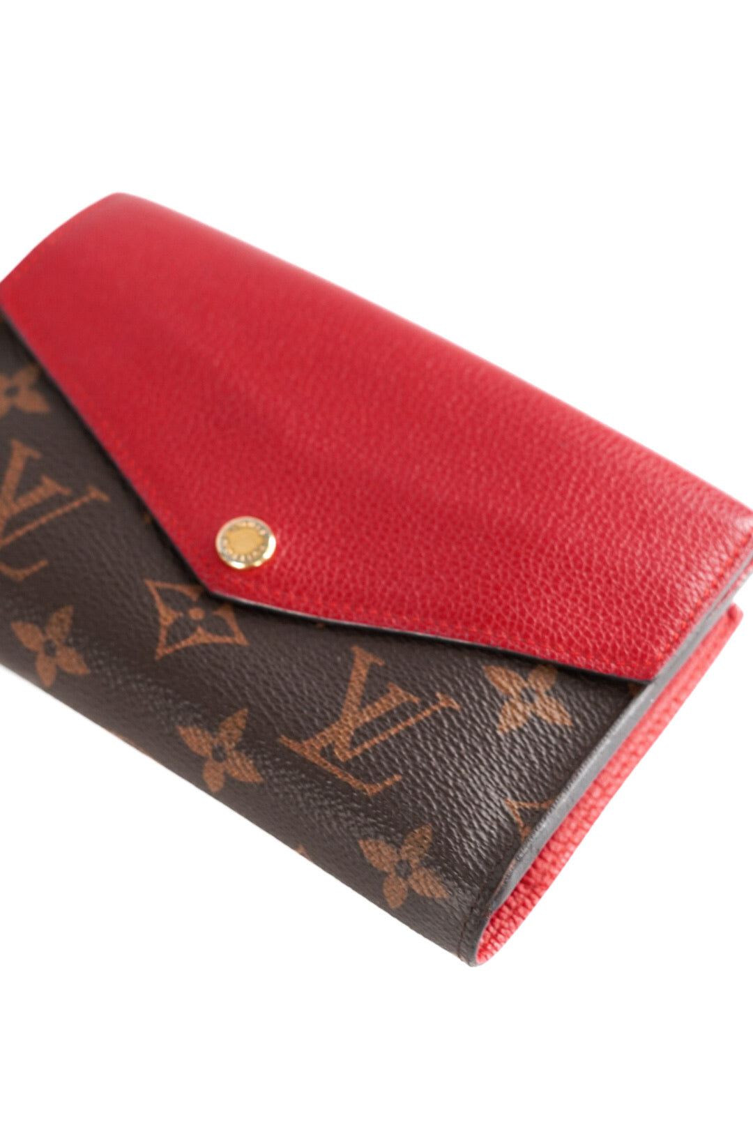 Louis Vuitton Monogram Pallas Compact Wallet Cherry