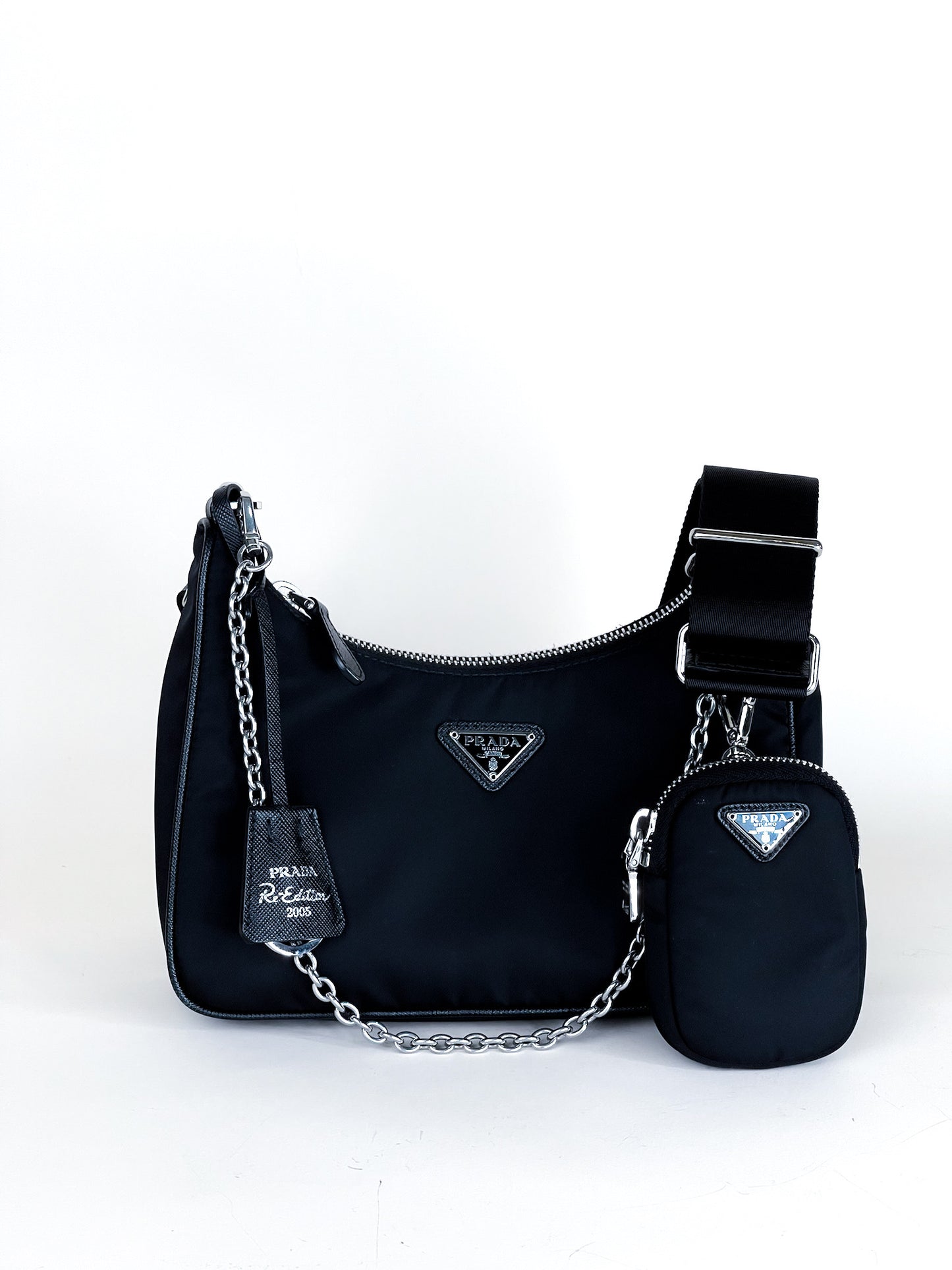 Prada Re-Edition Nylon Multi Pochette