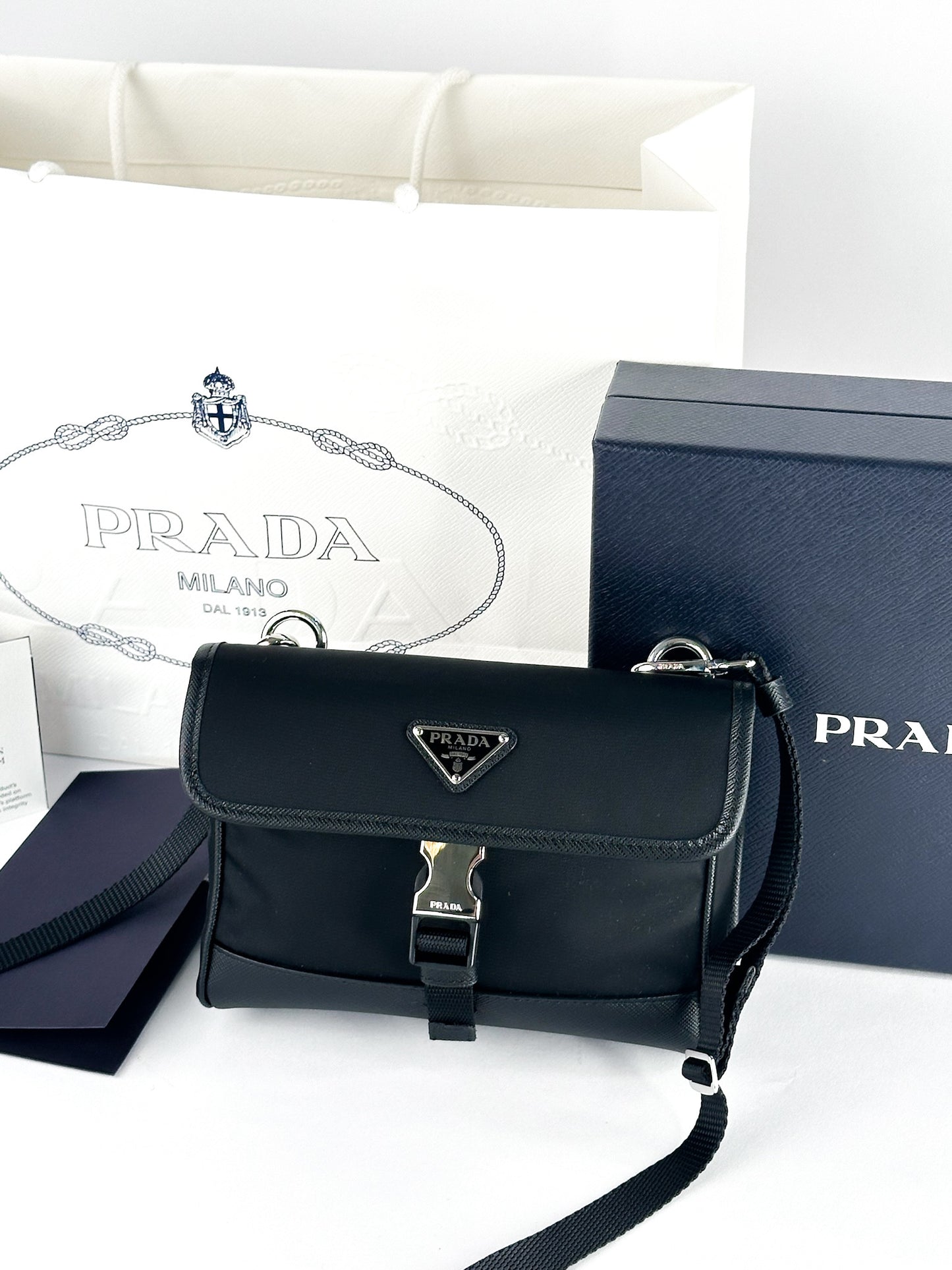 Prada Re-edition Logo Plaque