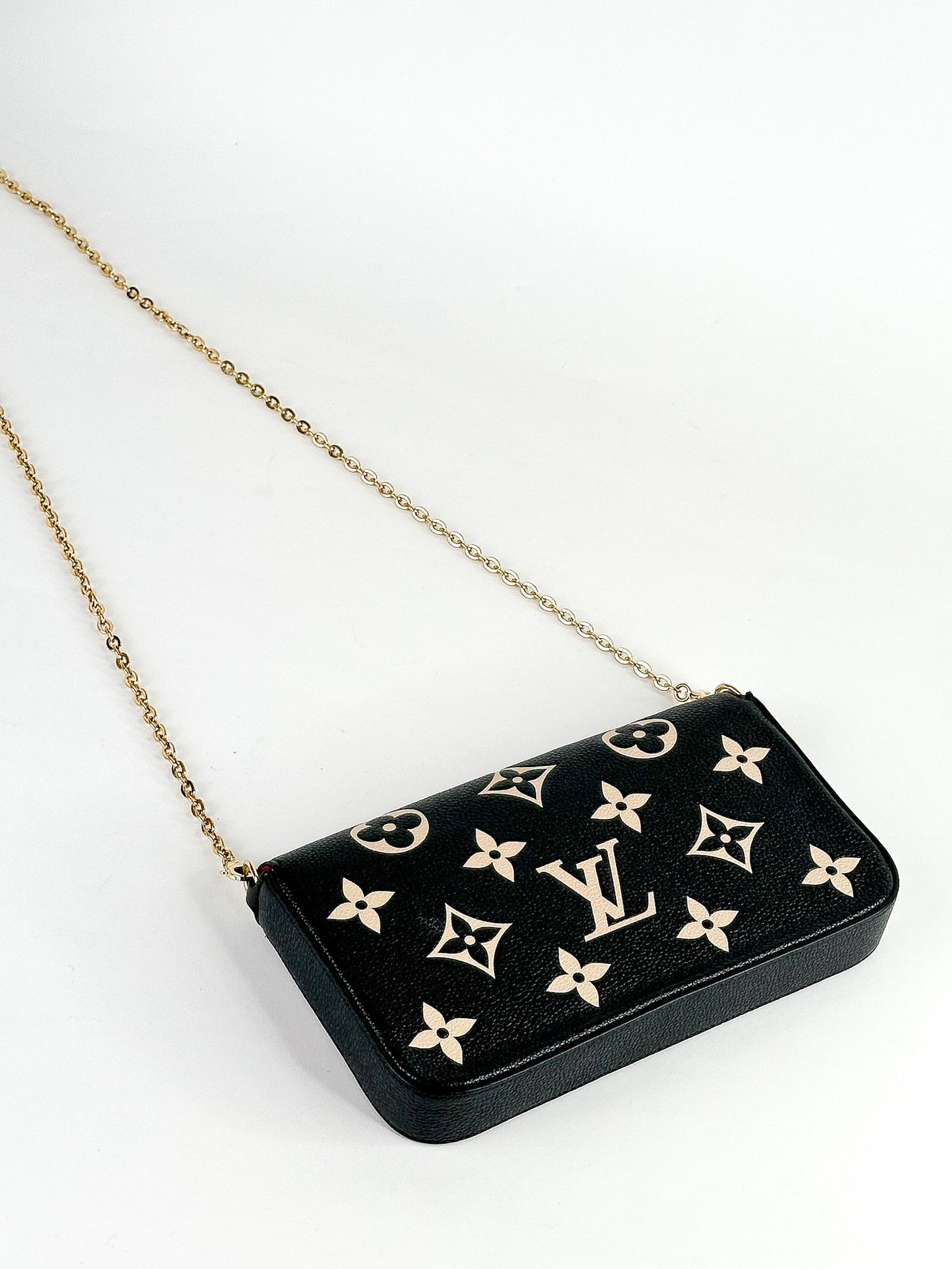 Louis Vuitton Felicie Pochette Empreinte Leather