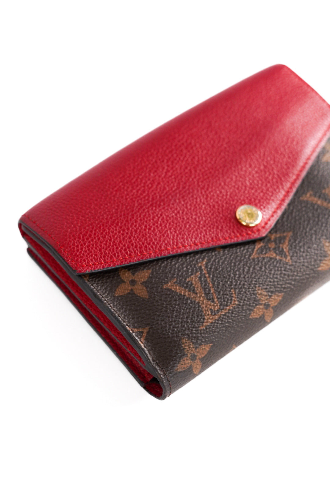 Louis Vuitton Monogram Pallas Compact Wallet Cherry