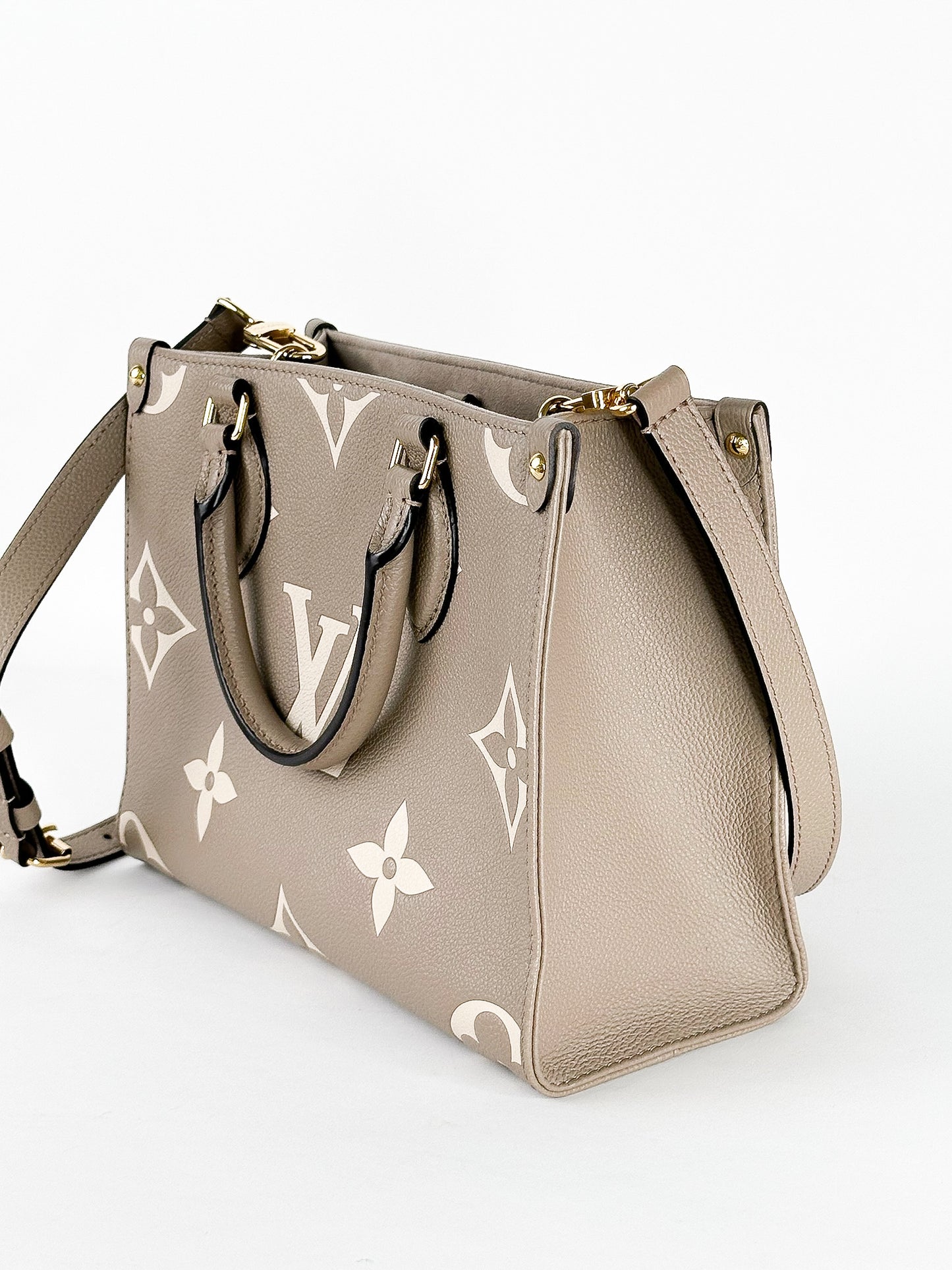 Louis Vuitton ONTHEGO PM (Tourterelle / Crème)