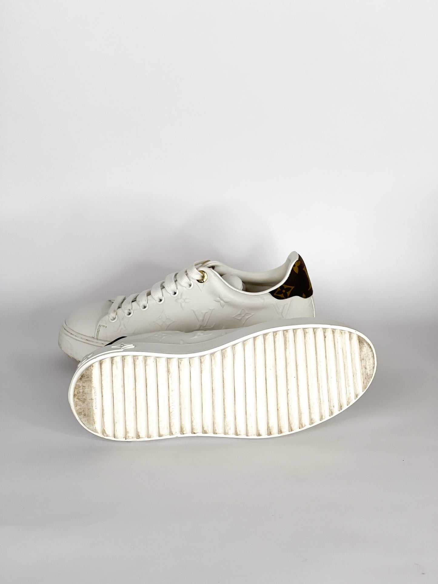 Louis Vuitton Time Out Sneaker Size 37.5