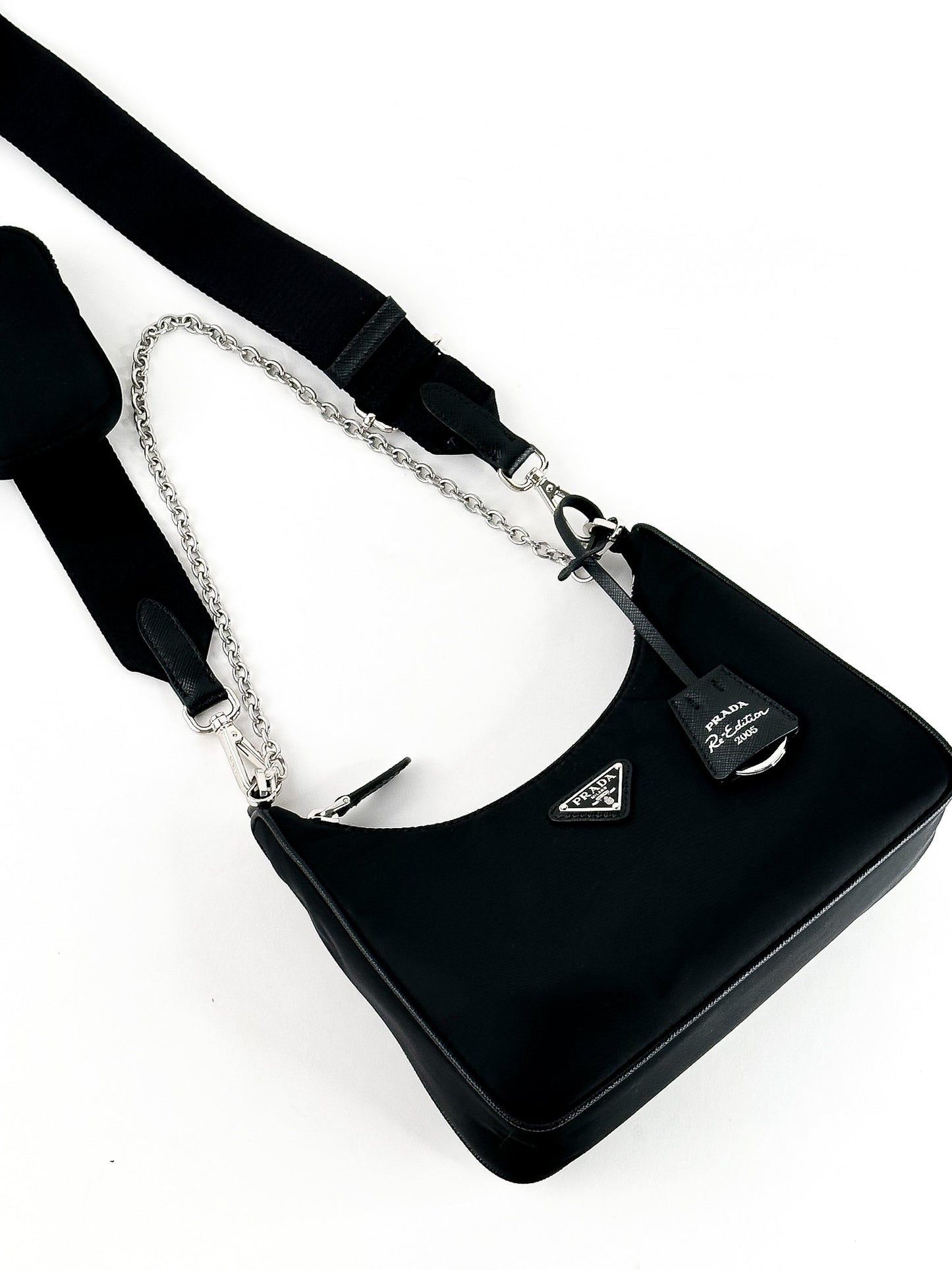 Prada Re-Edition Nylon Multi Pochette