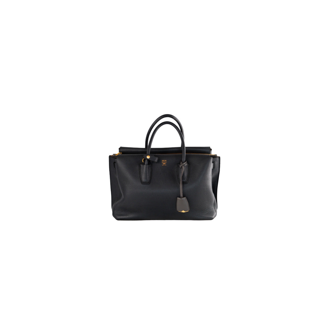 MCM Milla Pebbled Leather Tote