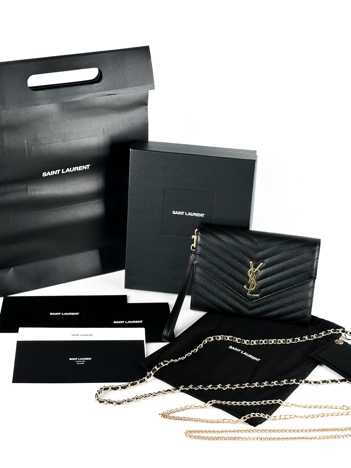 Saint Laurent Envelope Flap Pouch