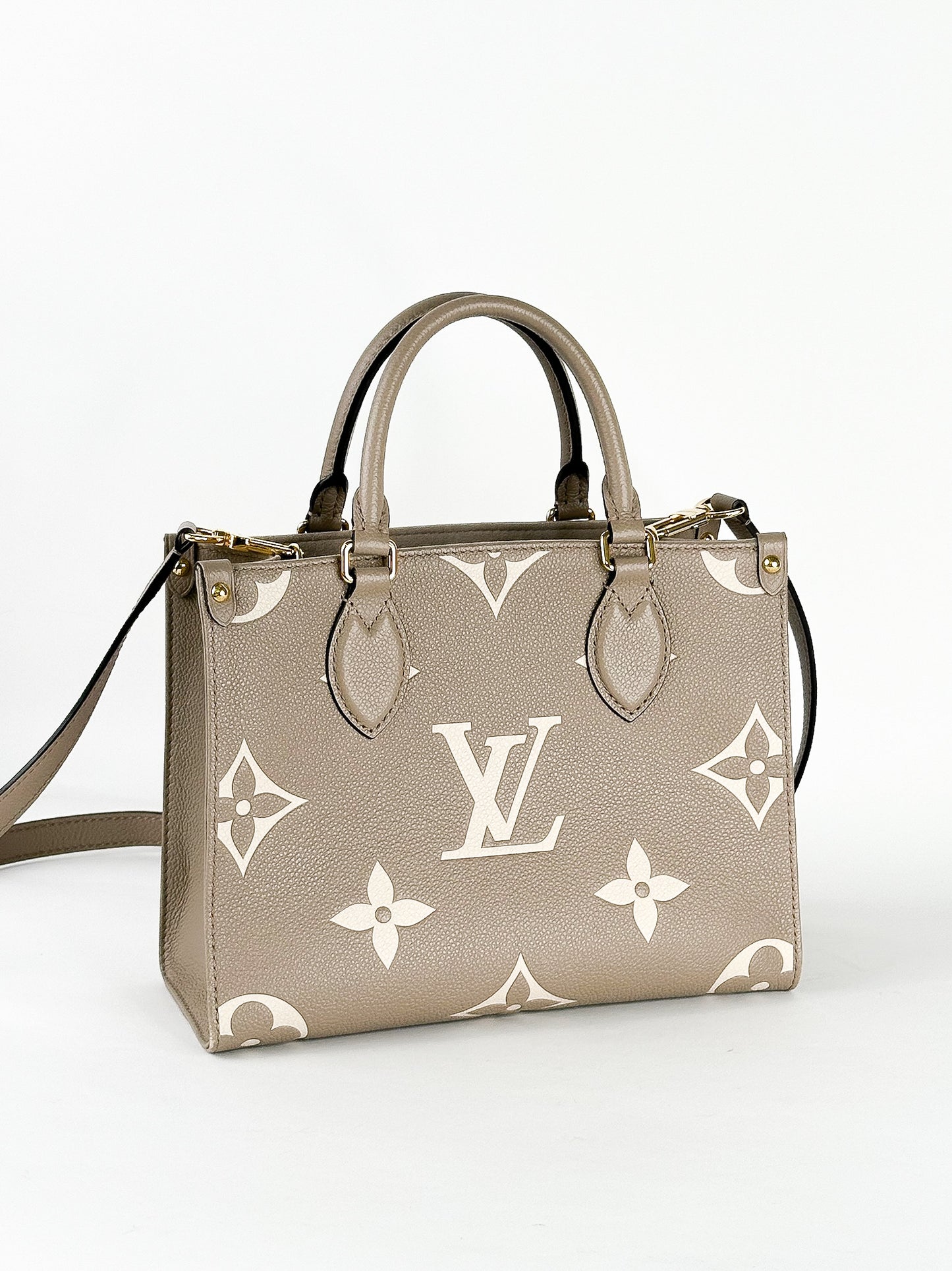 Louis Vuitton ONTHEGO PM (Tourterelle / Crème)