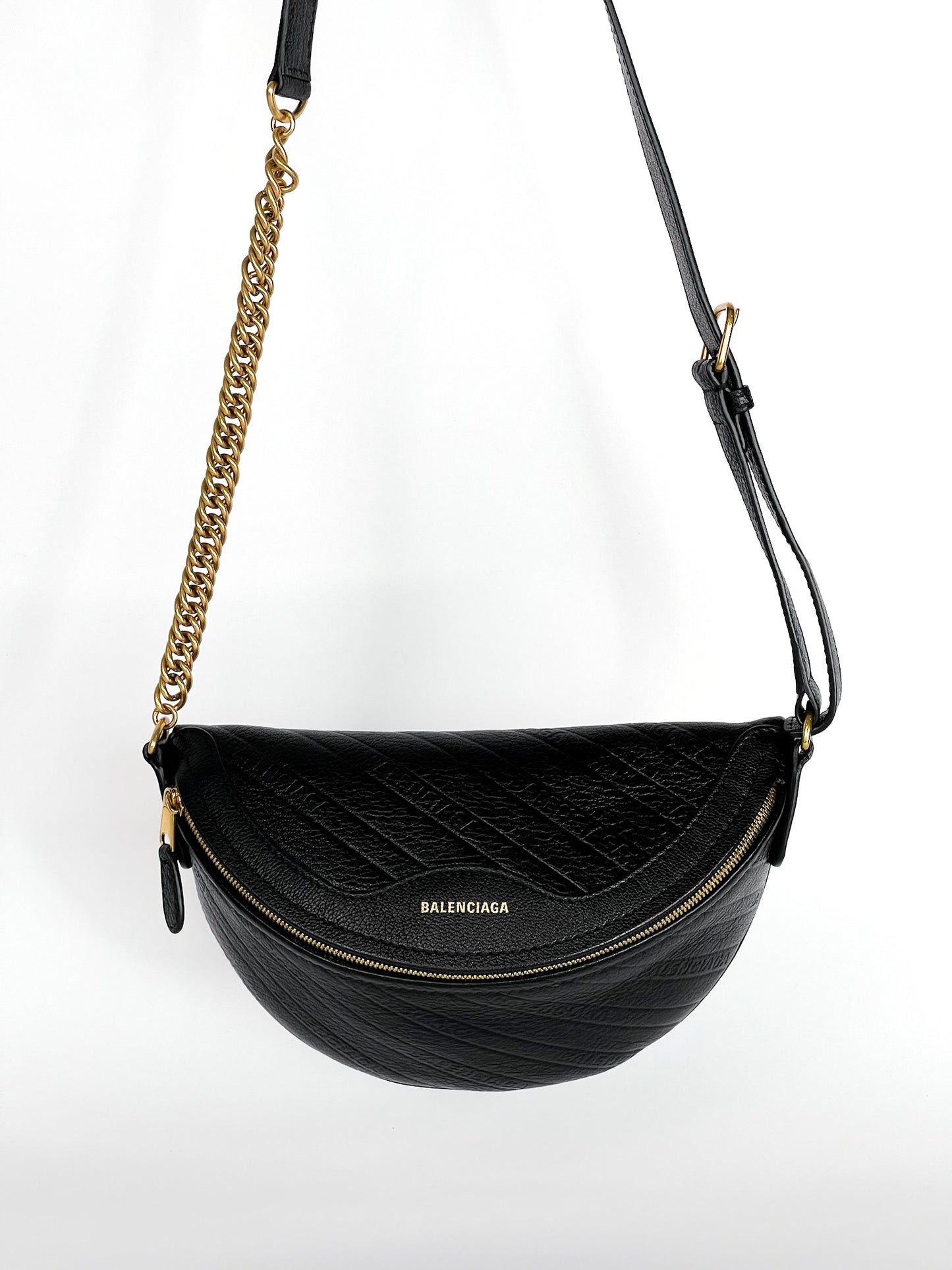 Balenciaga Leather Souvenir Belt Bag