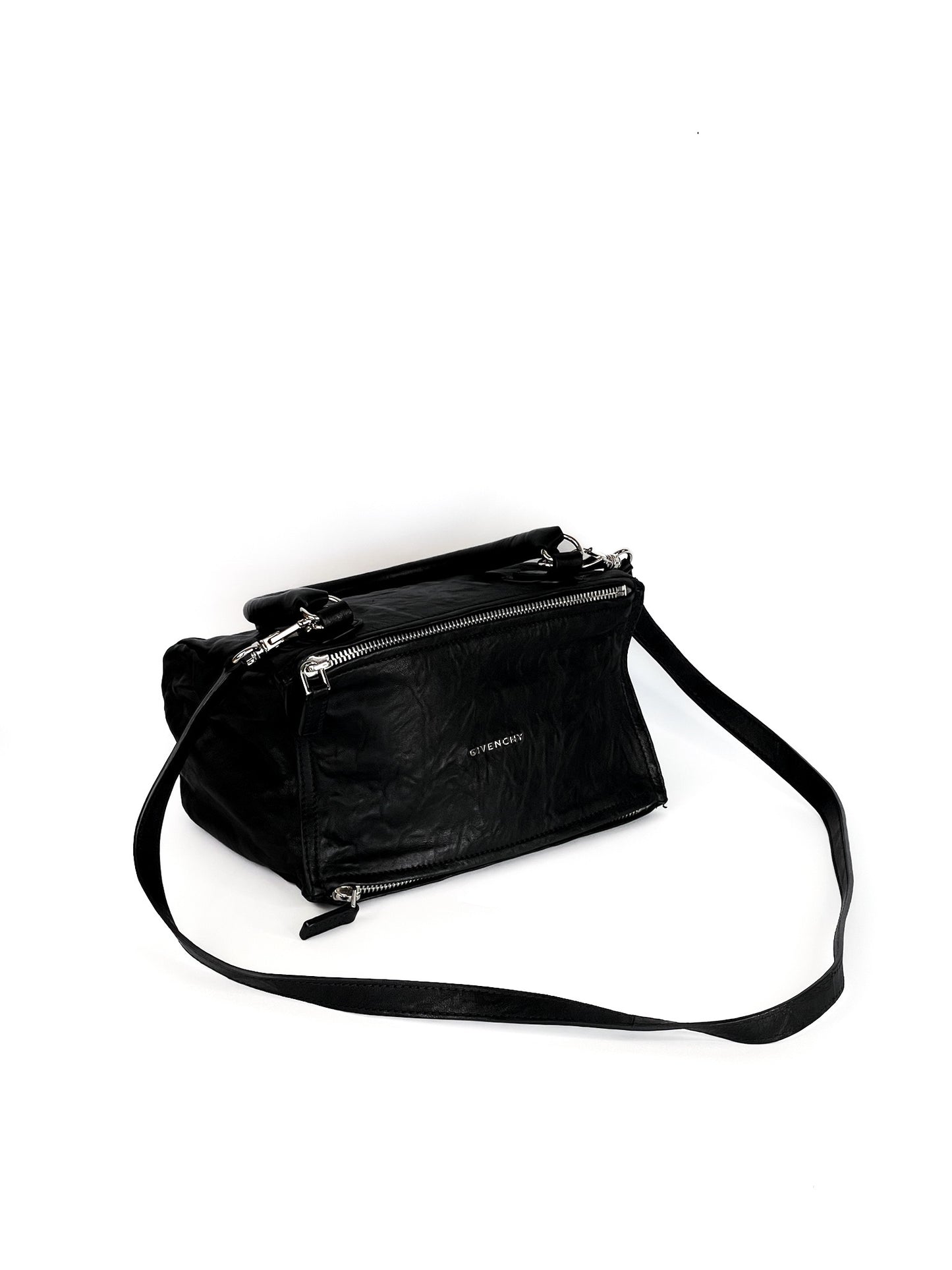 Givenchy Tumbled Sheepskin Mini Pandora Black