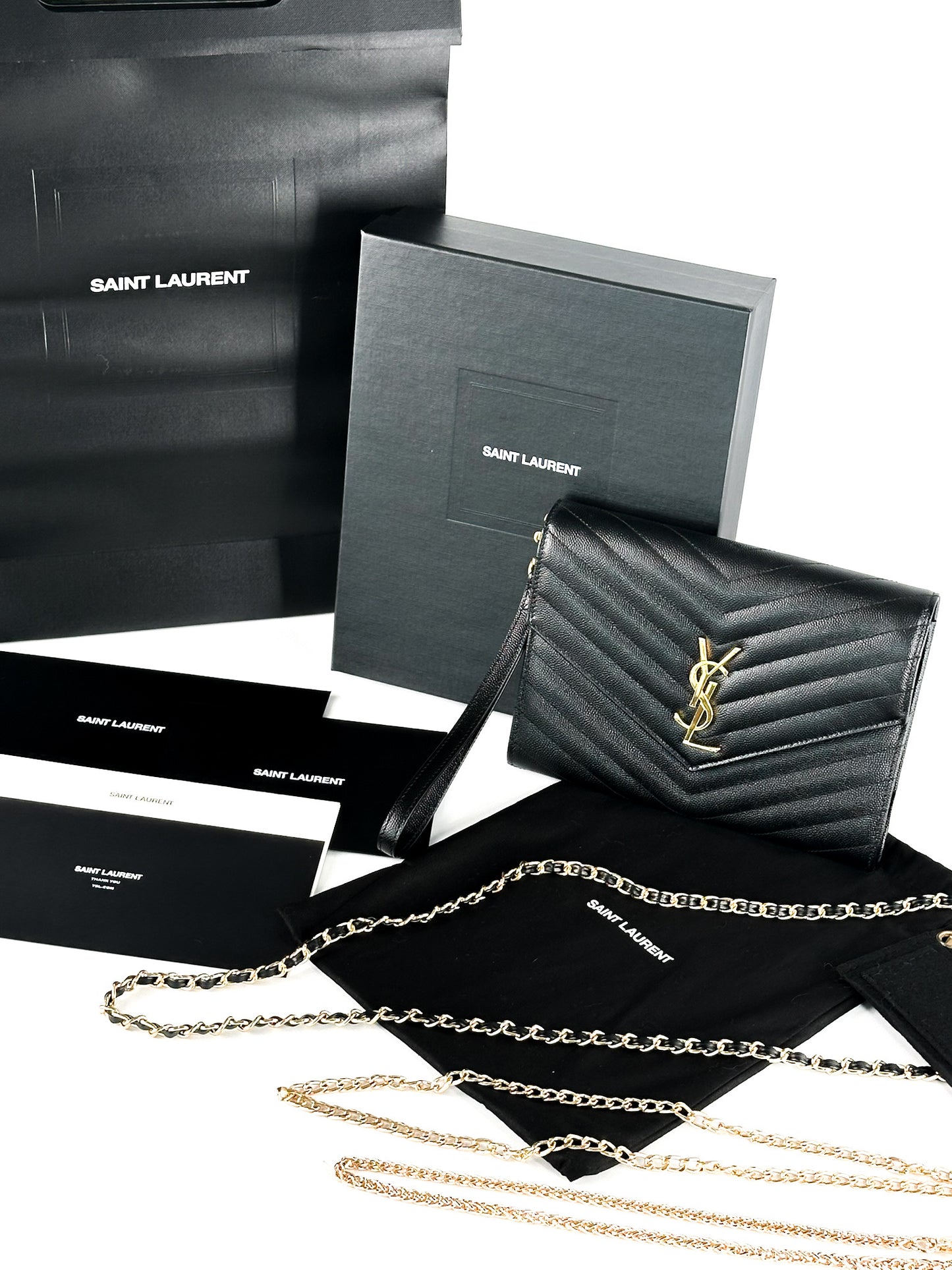 Saint Laurent Envelope Flap Pouch