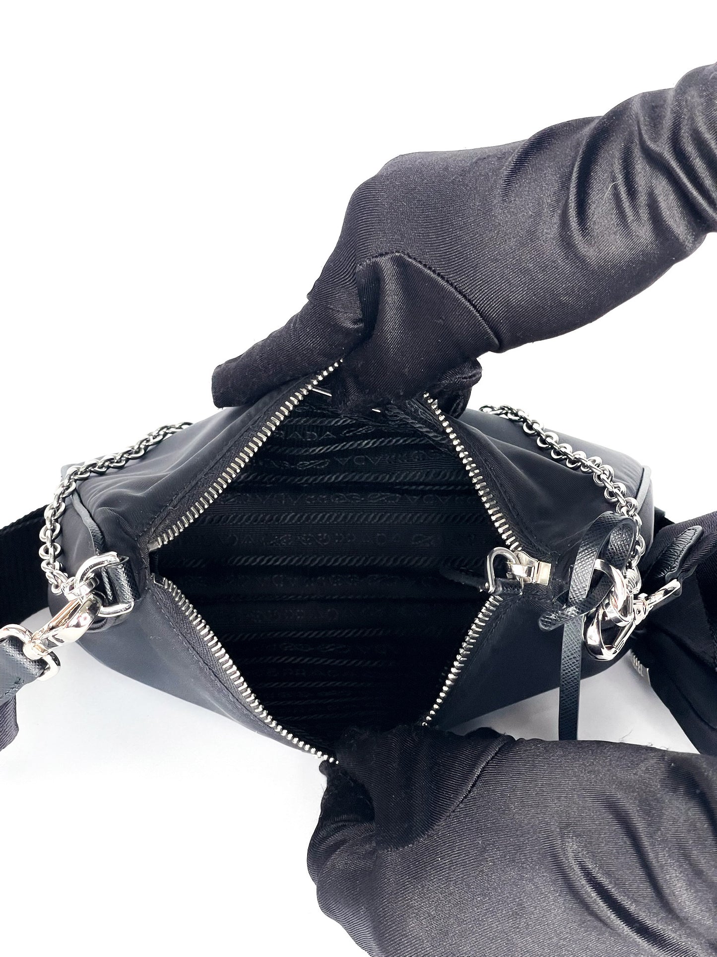 Prada Re-Edition Nylon Multi Pochette
