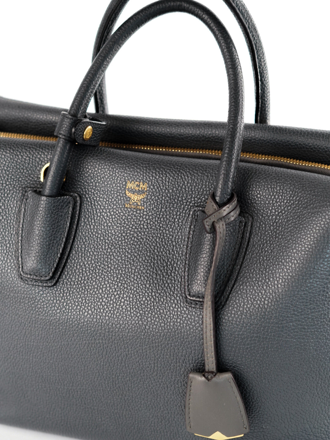 MCM Milla Pebbled Leather Tote