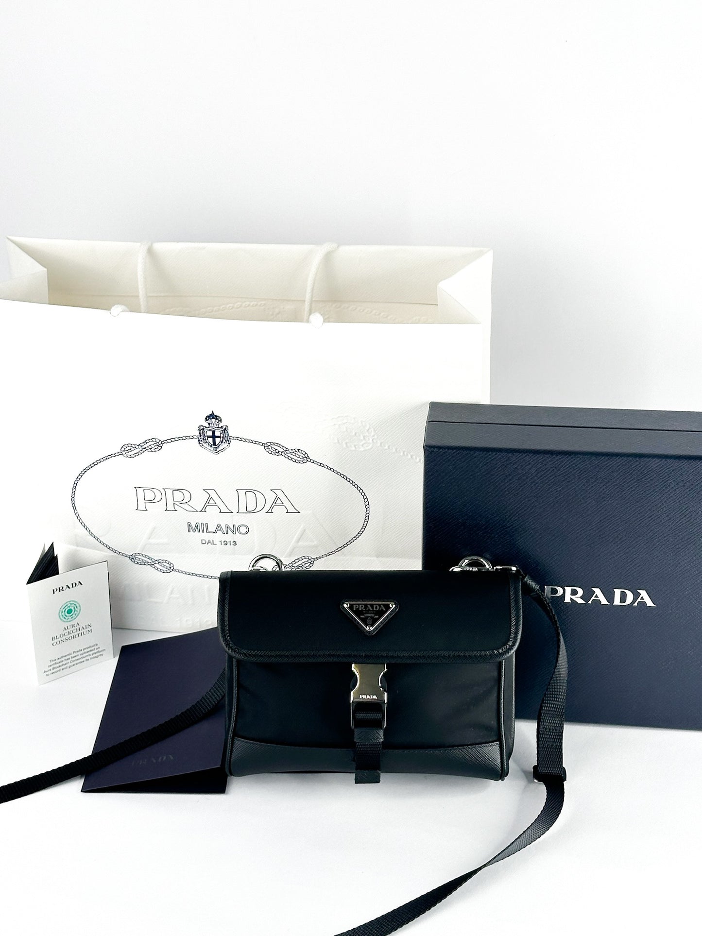 Prada Re-edition Logo Plaque