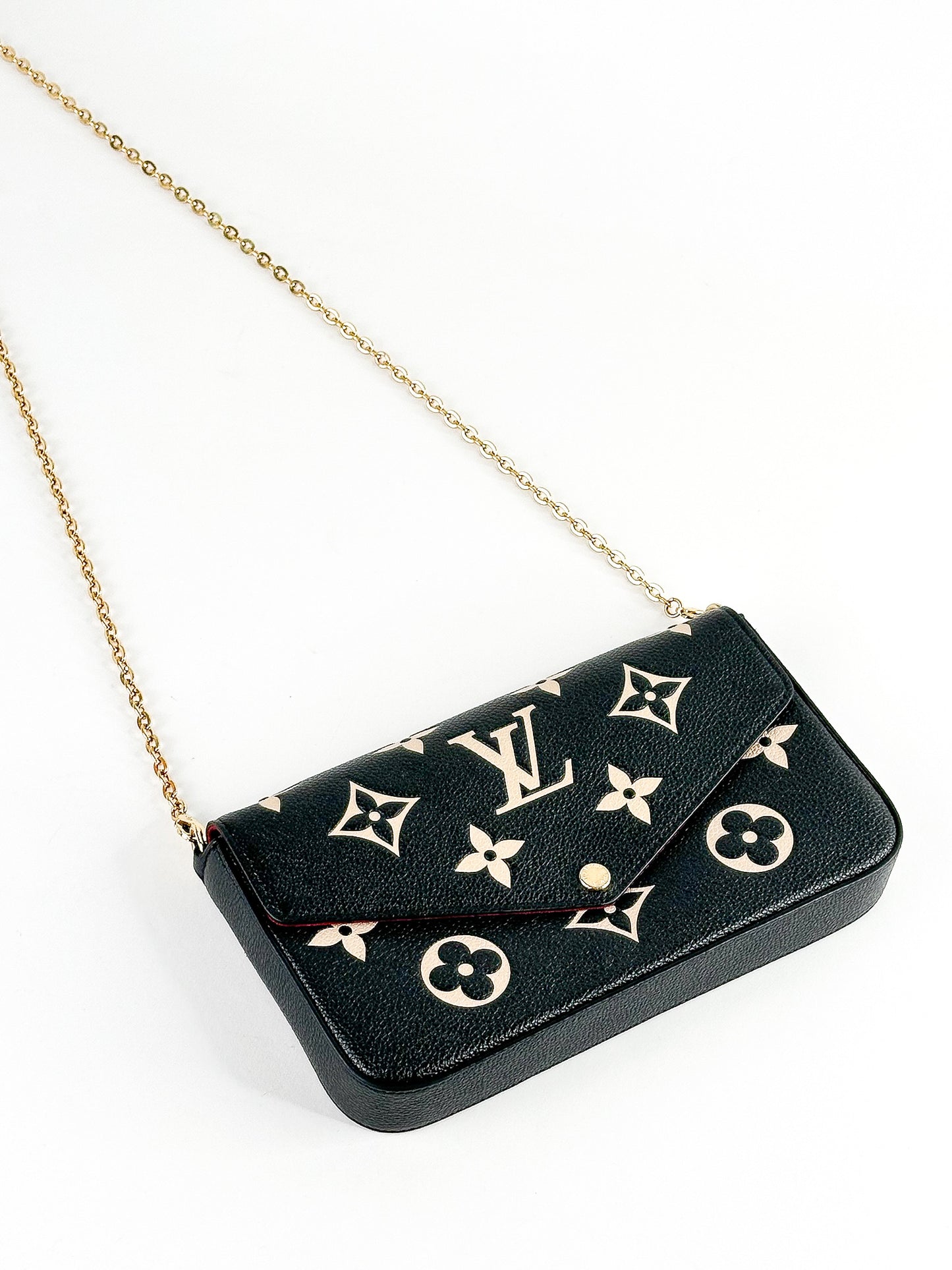 Louis Vuitton Felicie Pochette Empreinte Leather