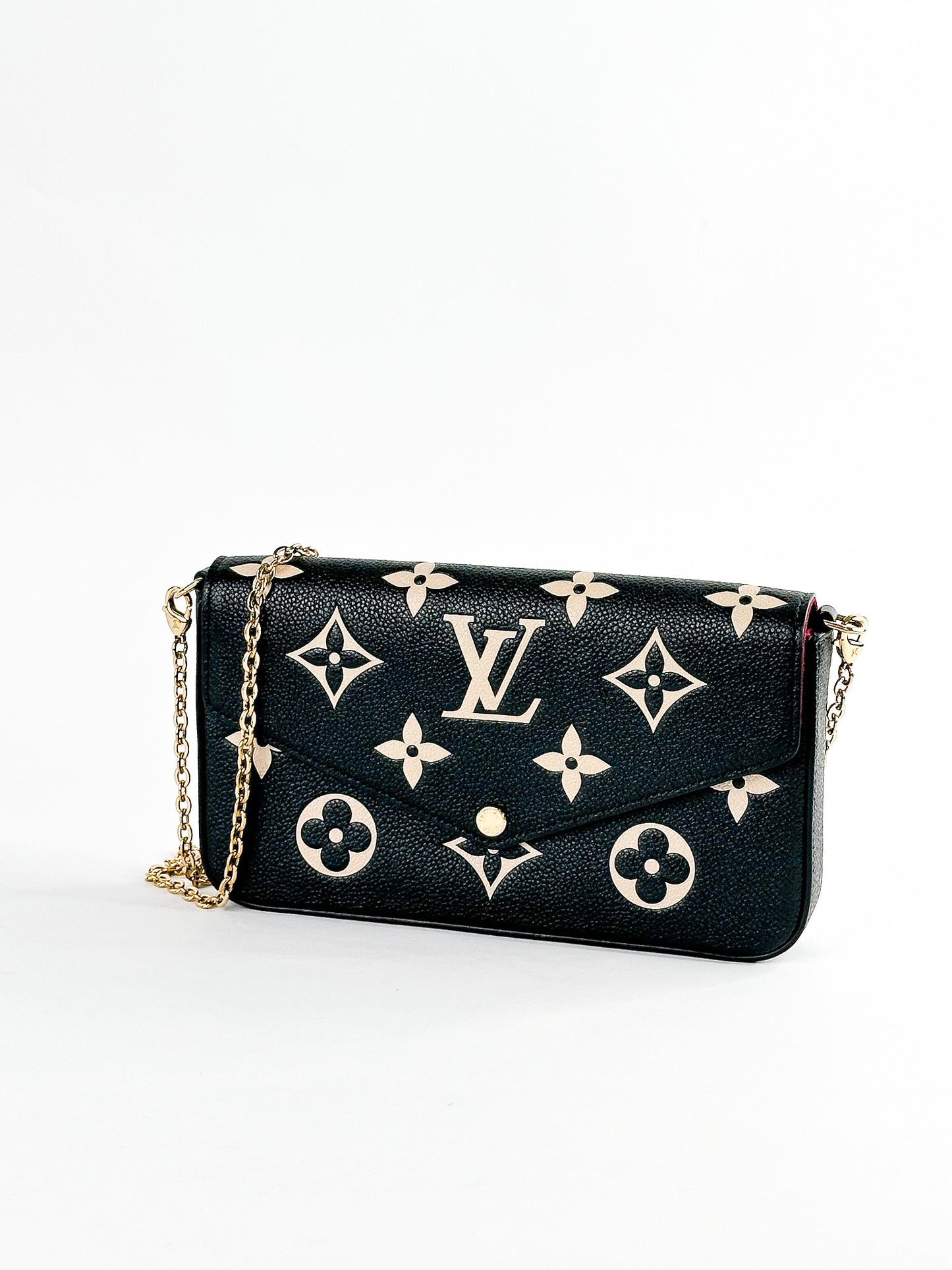 Louis Vuitton Felicie Pochette Empreinte Leather
