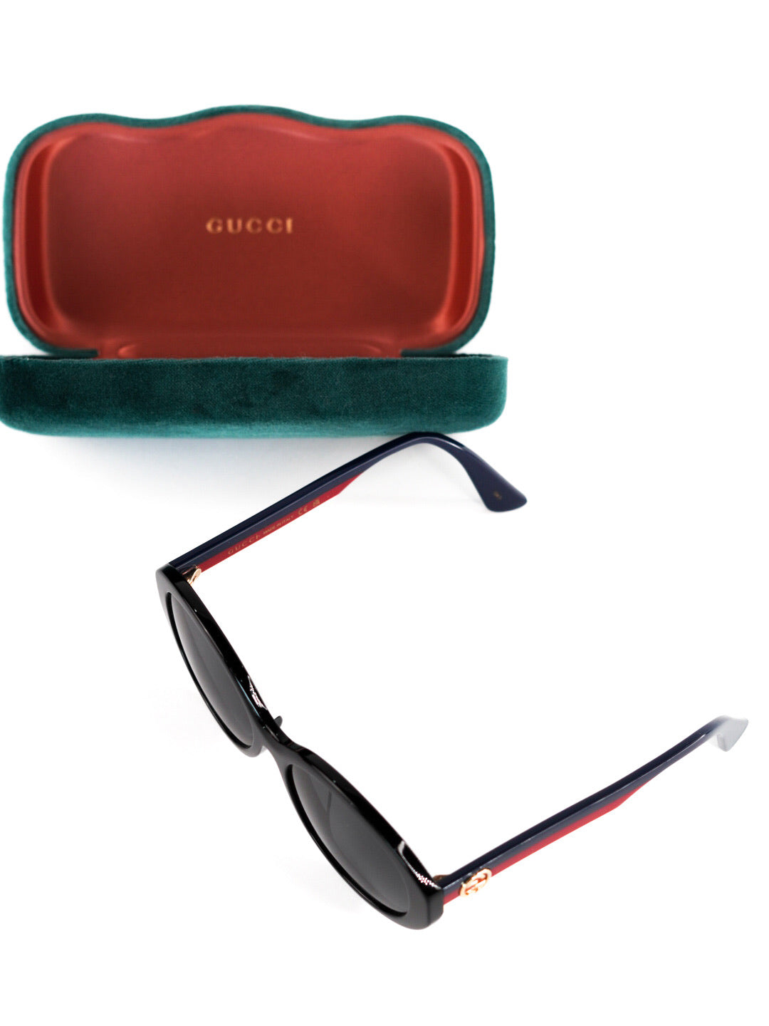 Gucci Round Web Sunglasses