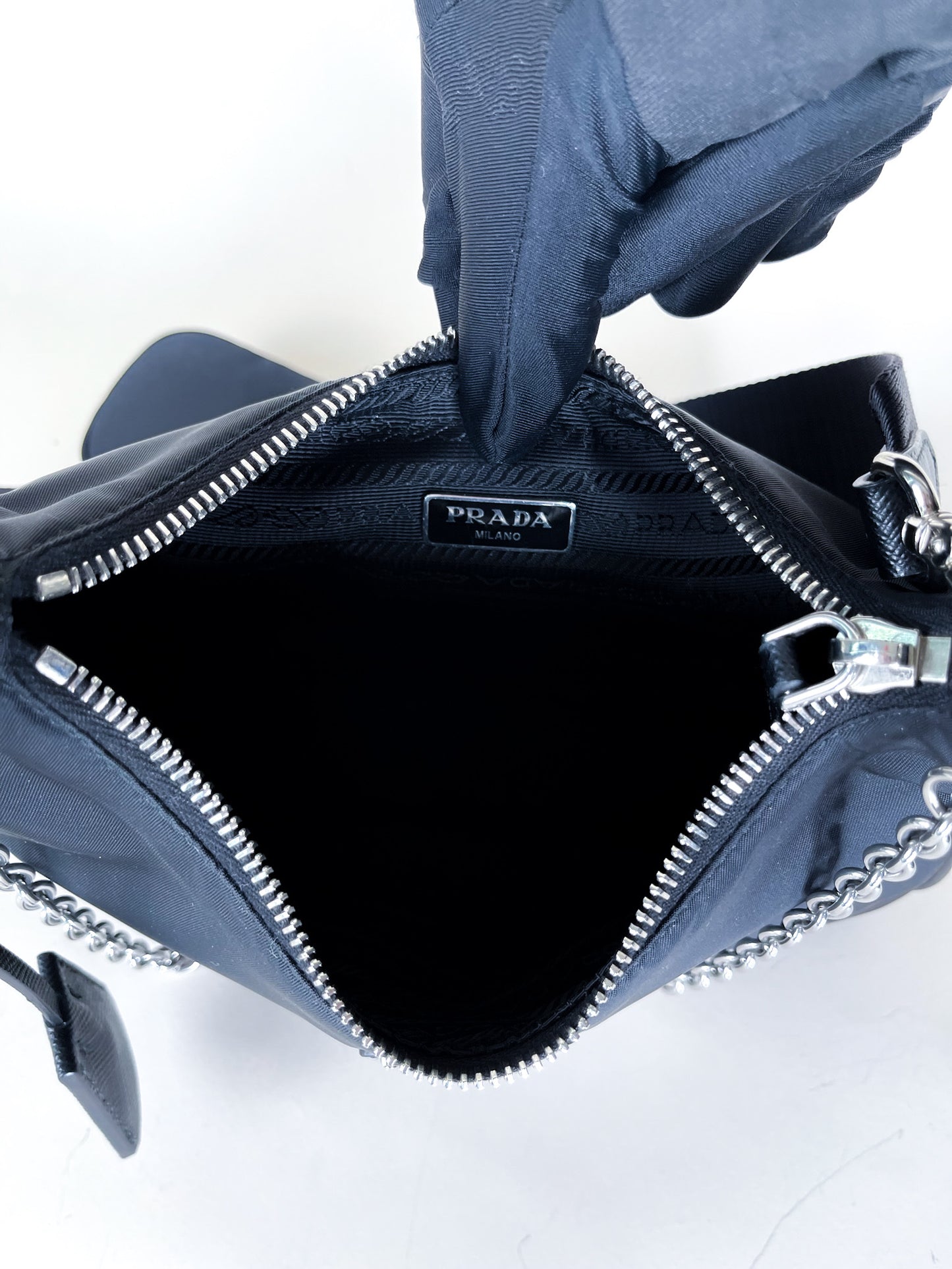 Prada Re-Edition Nylon Multi Pochette