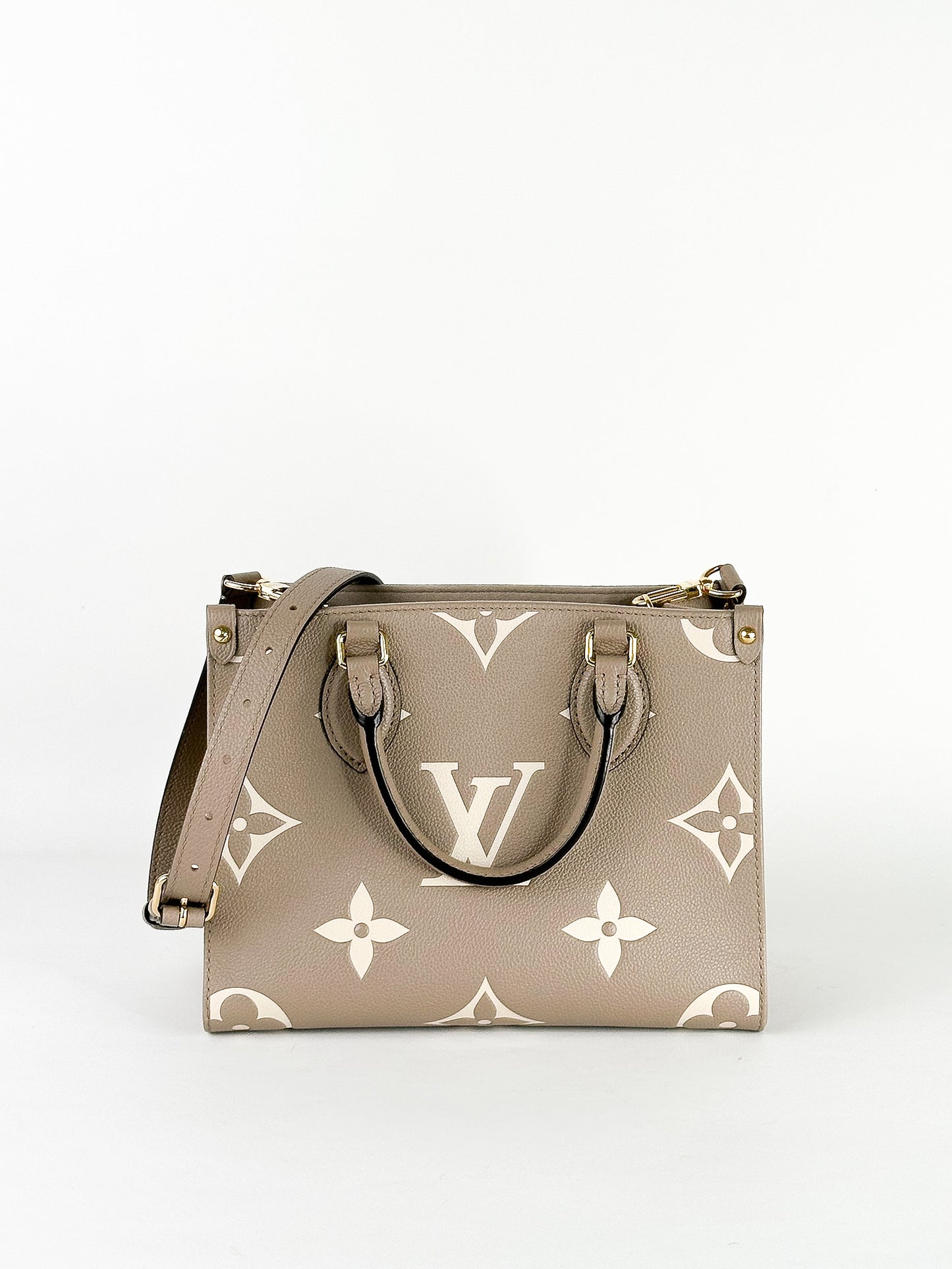Louis Vuitton ONTHEGO PM (Tourterelle / Crème)