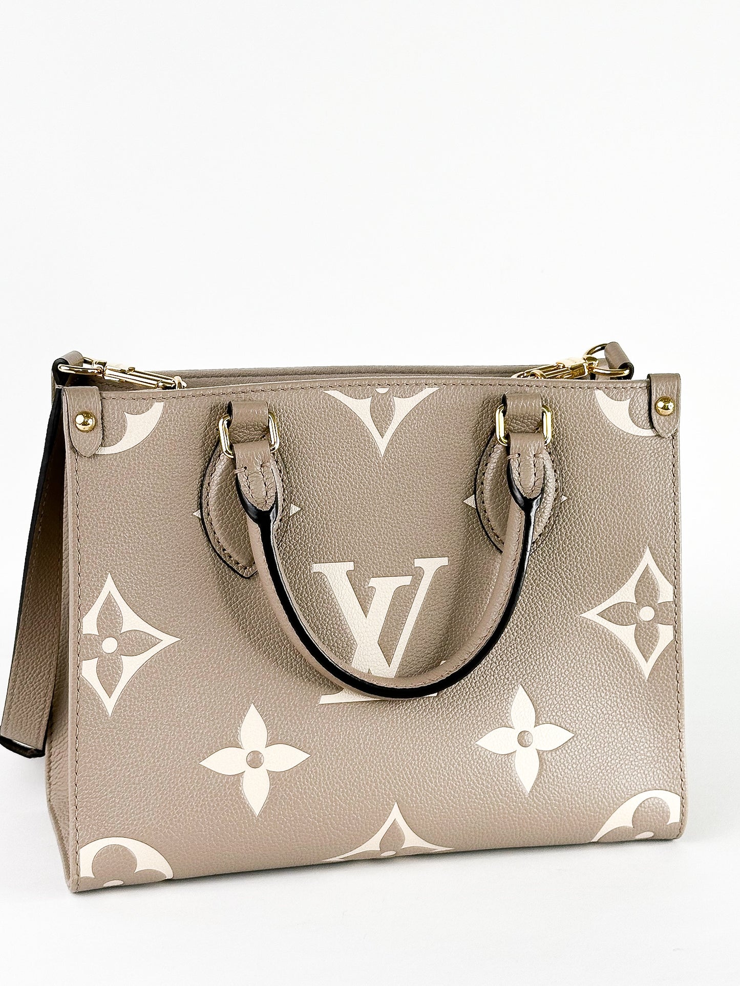 Louis Vuitton ONTHEGO PM (Tourterelle / Crème)