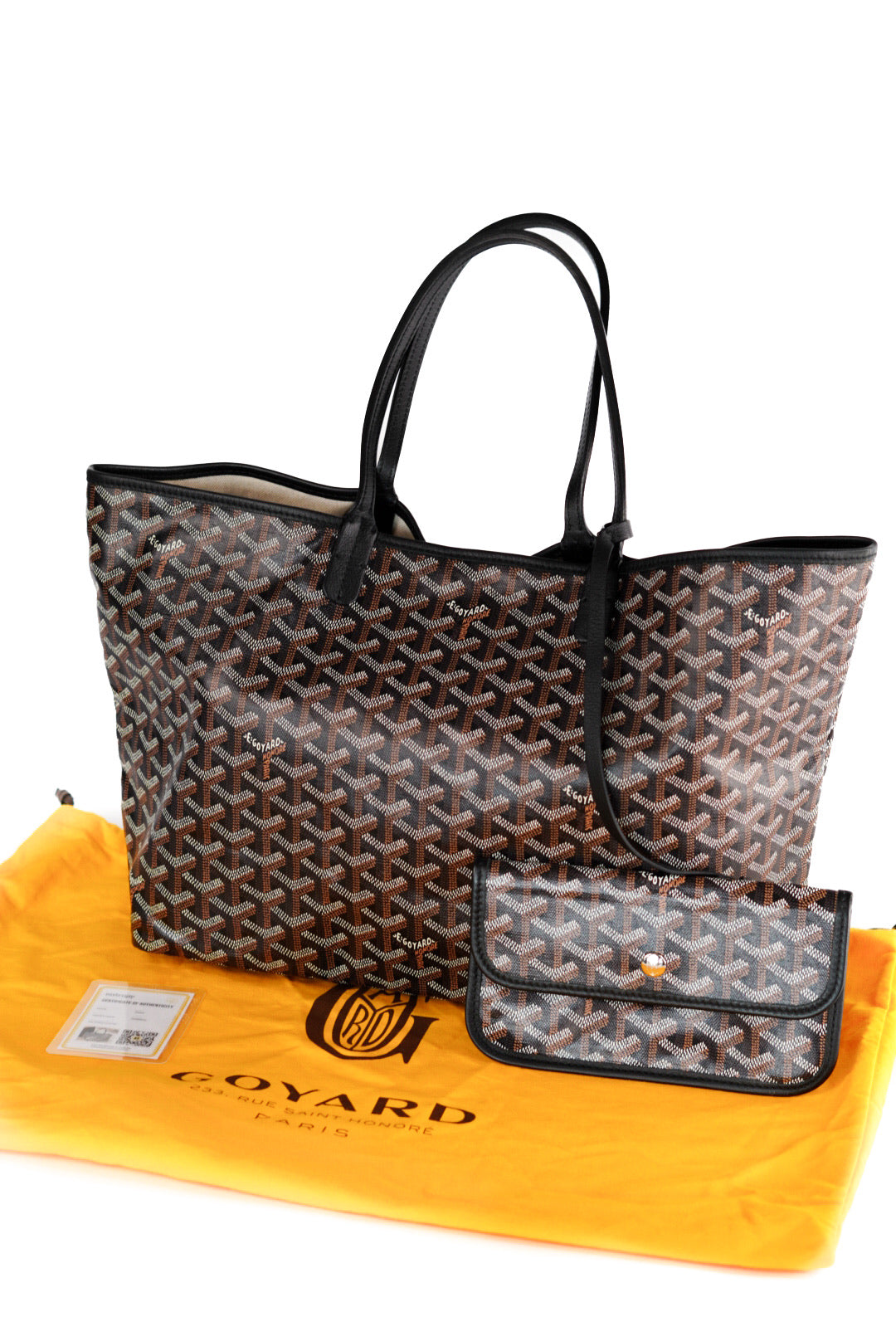 Goyard Goyardine Saint Louis PM Black