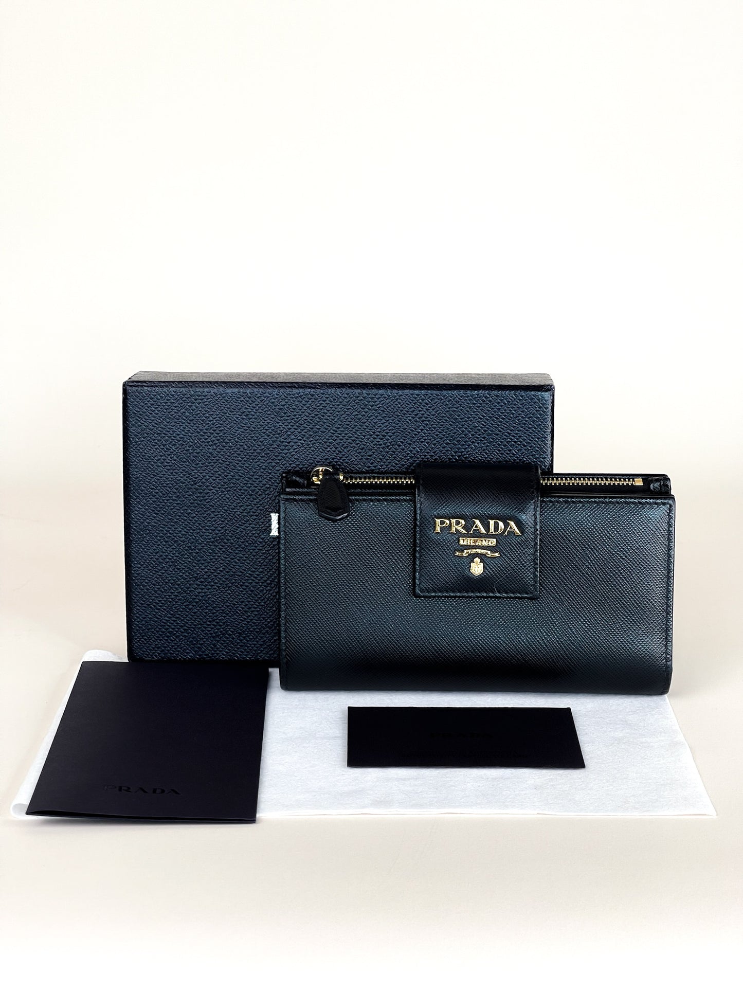 Prada Saffiano Leather Medium Wallet