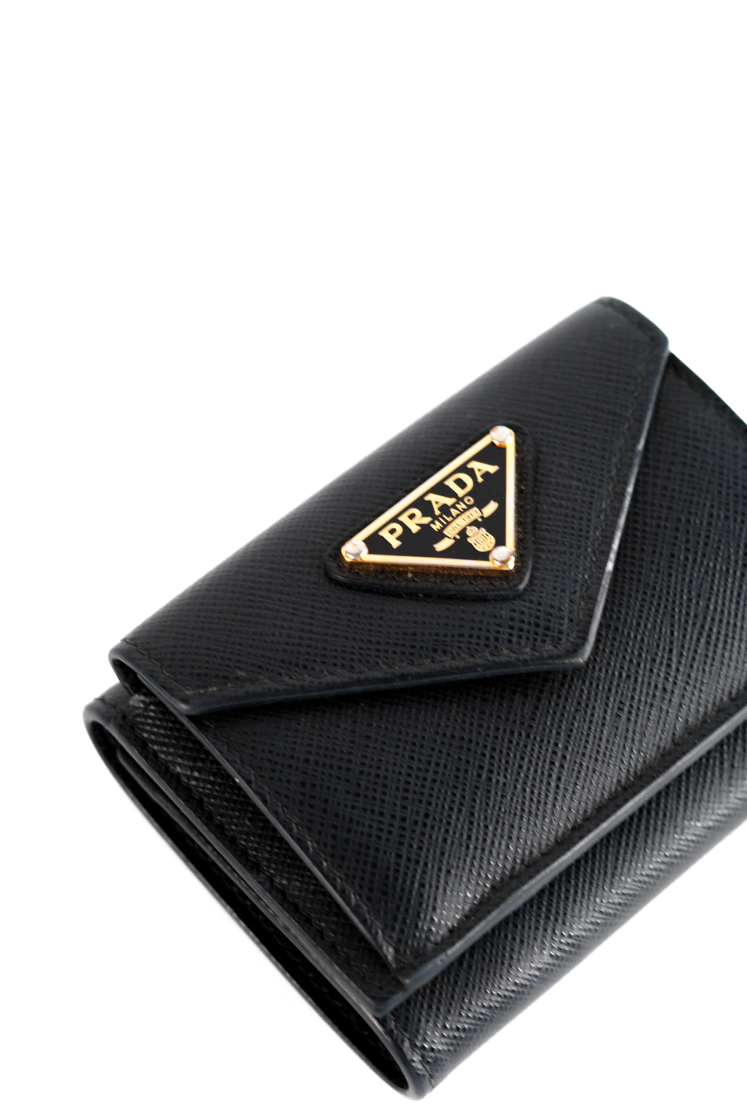 Prada Saffiano Prada Tri-fold Wallet