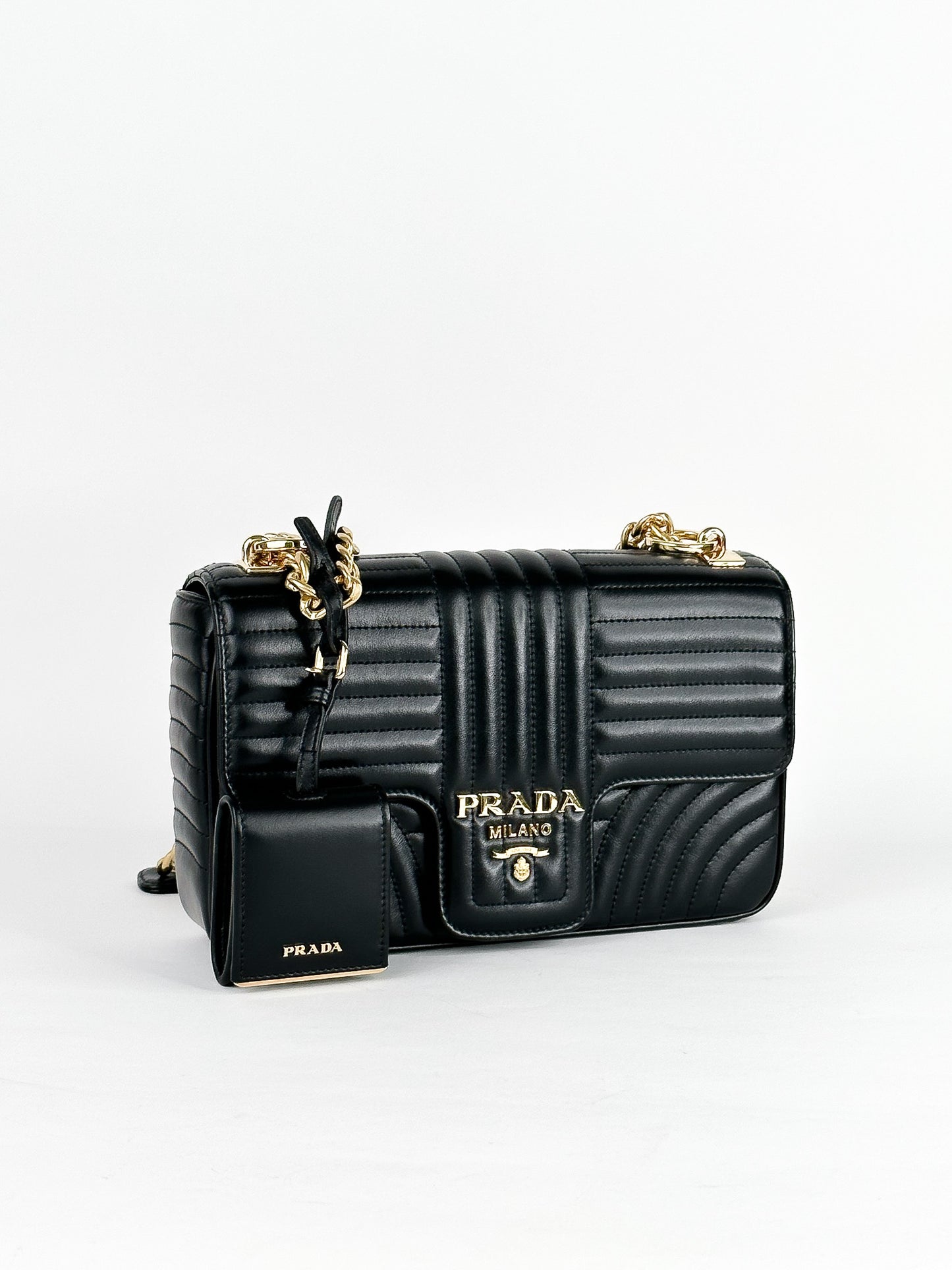 Prada Diagramme Medium Shoulder Bag