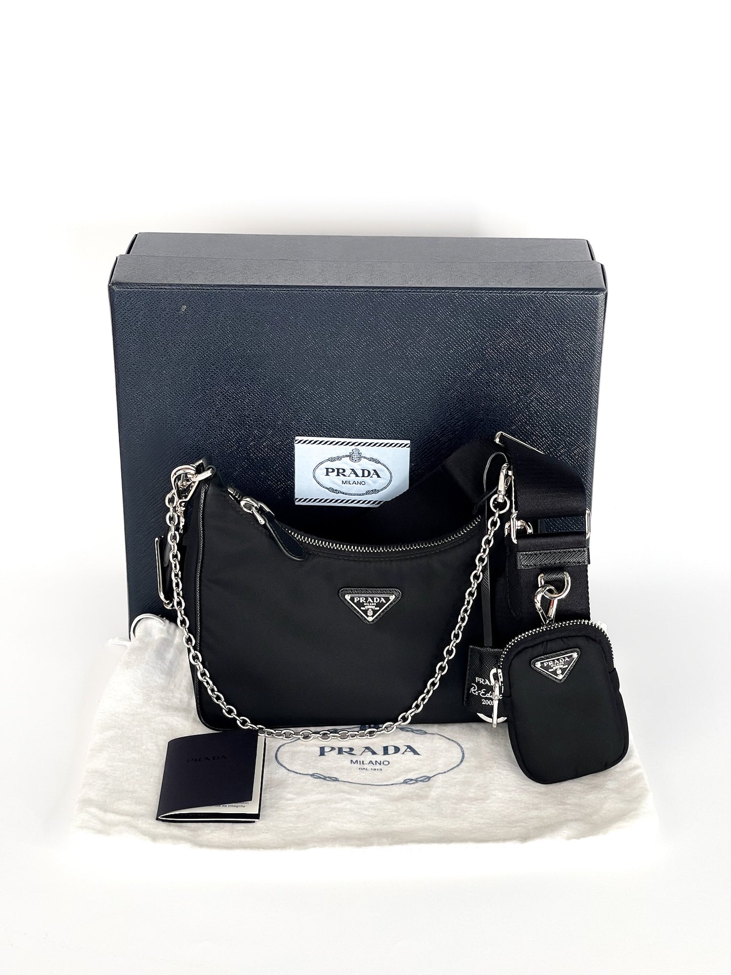 Prada Re-Edition Nylon Multi Pochette