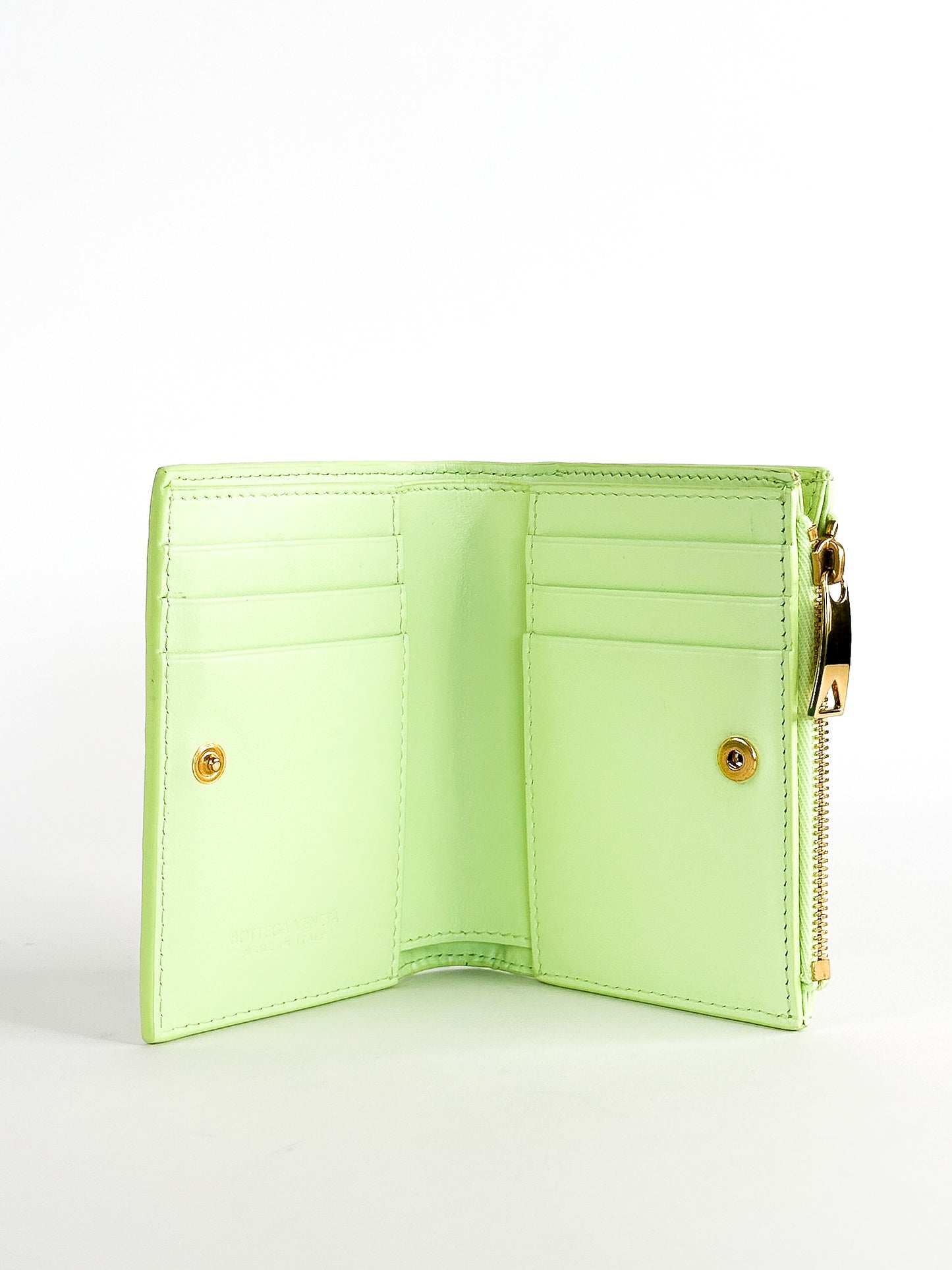 Bottega Veneta Intreccio Bifold Leather Wallet