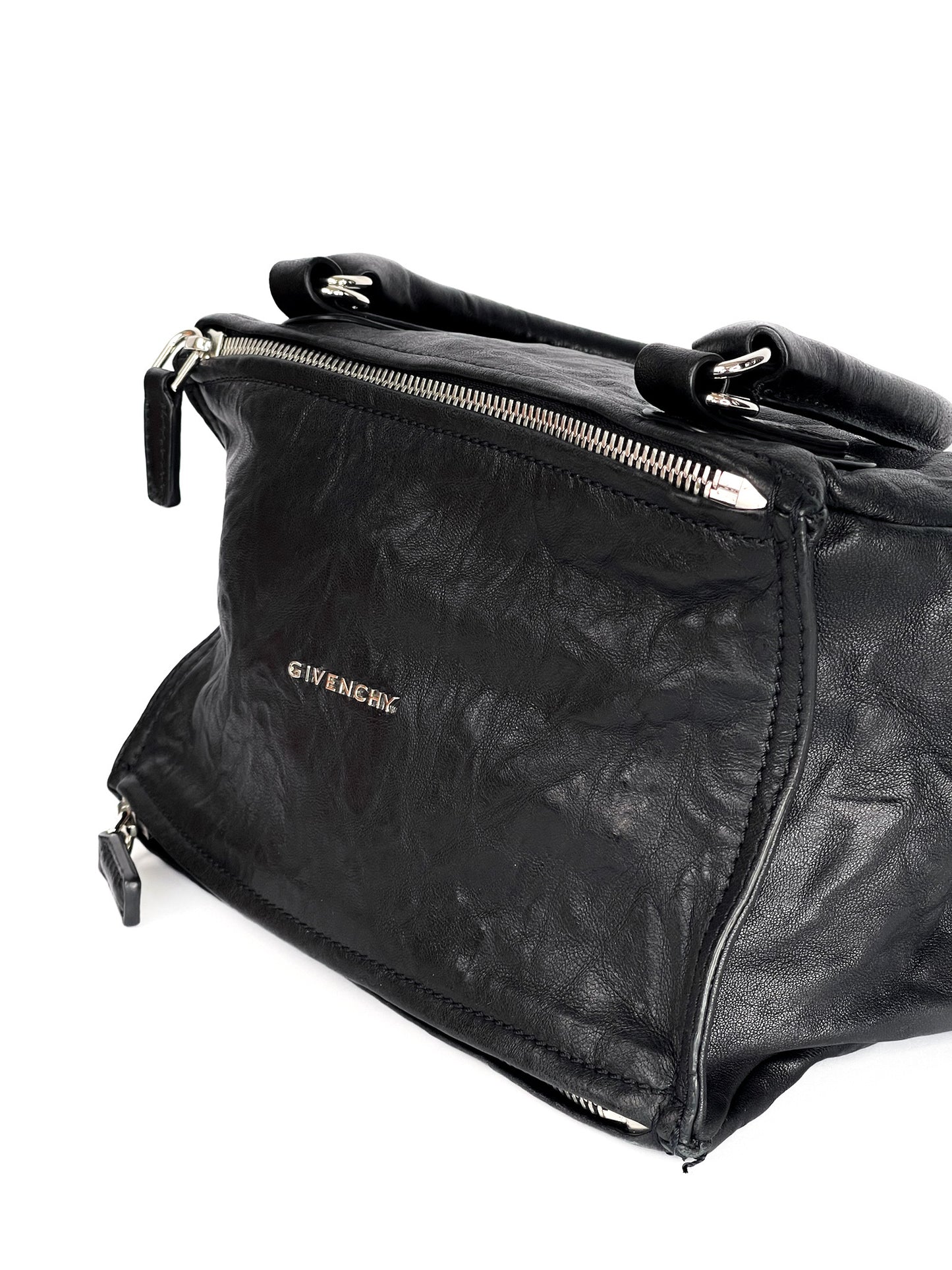 Givenchy Tumbled Sheepskin Mini Pandora Black
