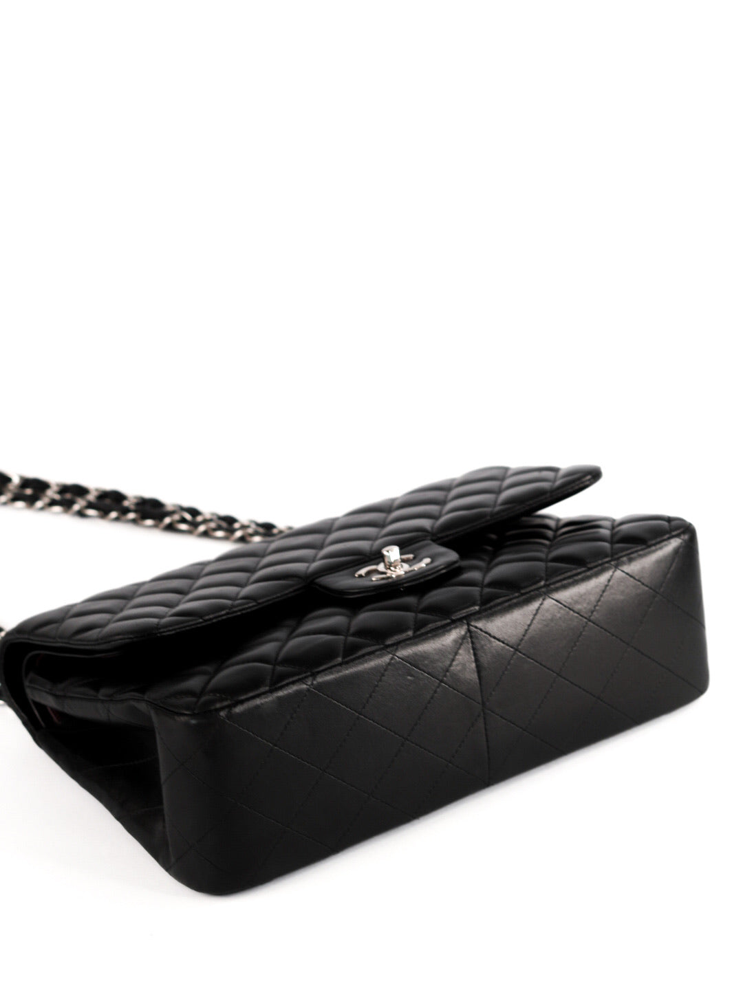 Chanel Medium Double Flap Bag Lambskin Noir