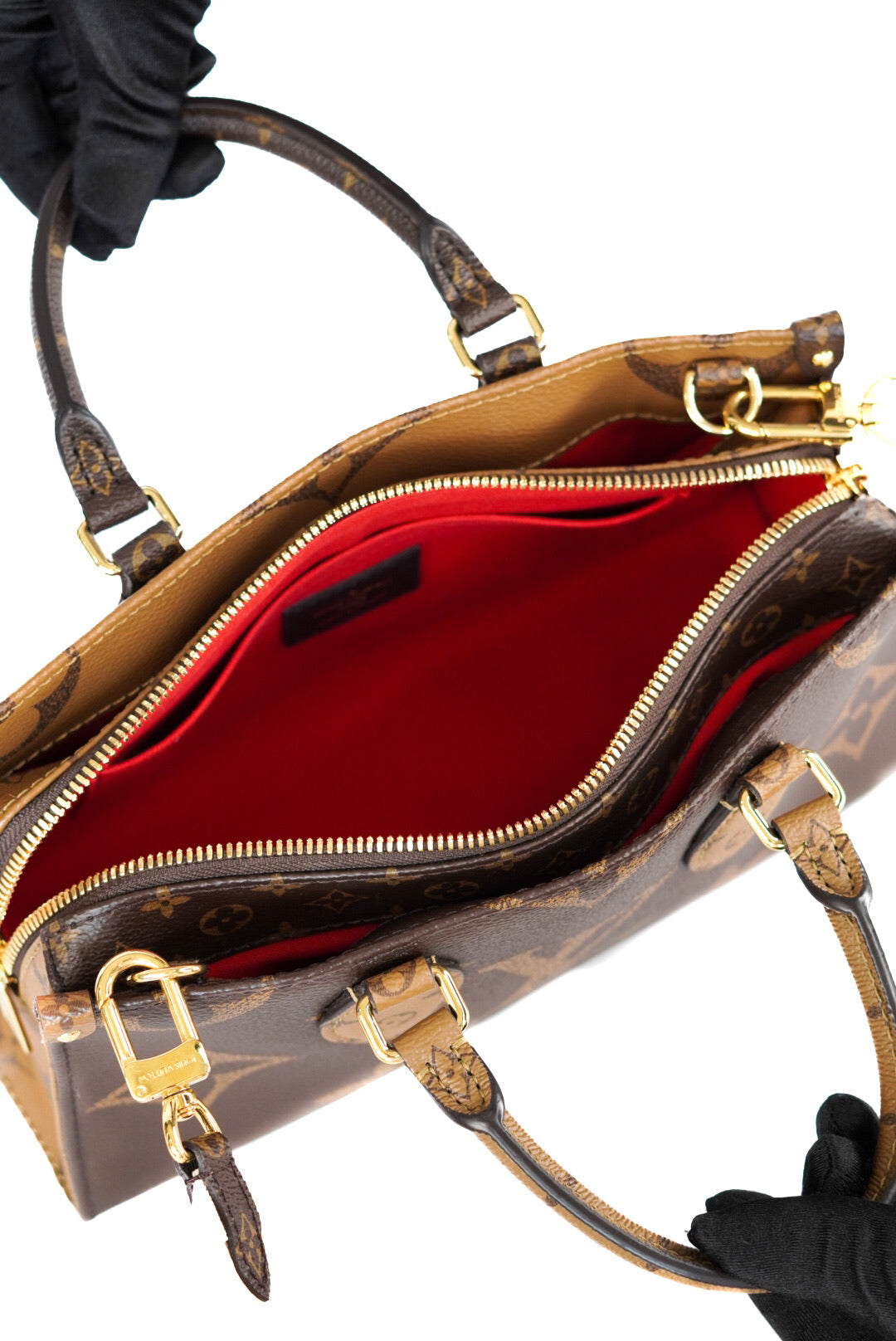 Louis Vuitton Monogram Reverse OnTheGo East West Handbag