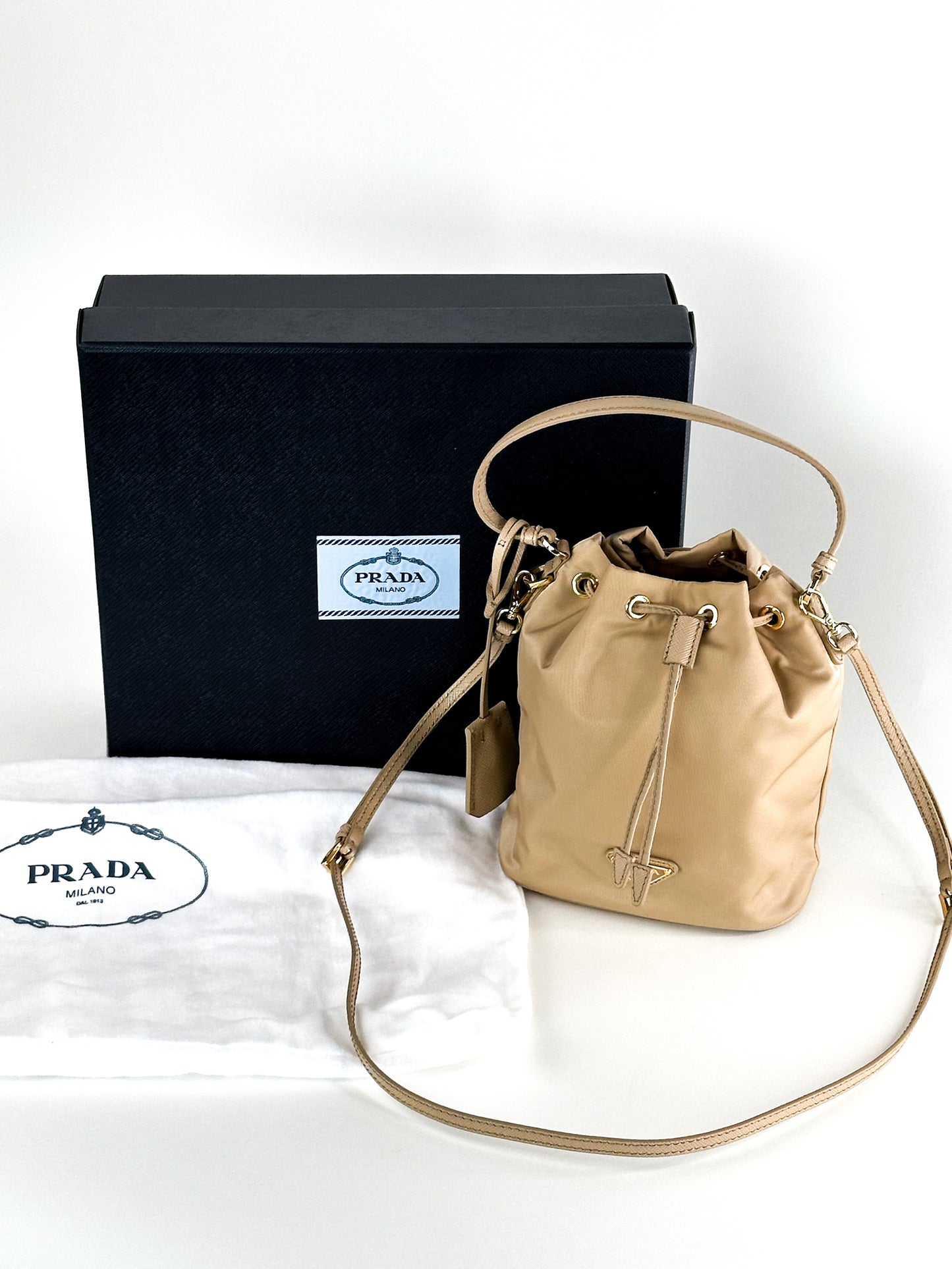 Prada Re-edition Nylon Bucket Bag