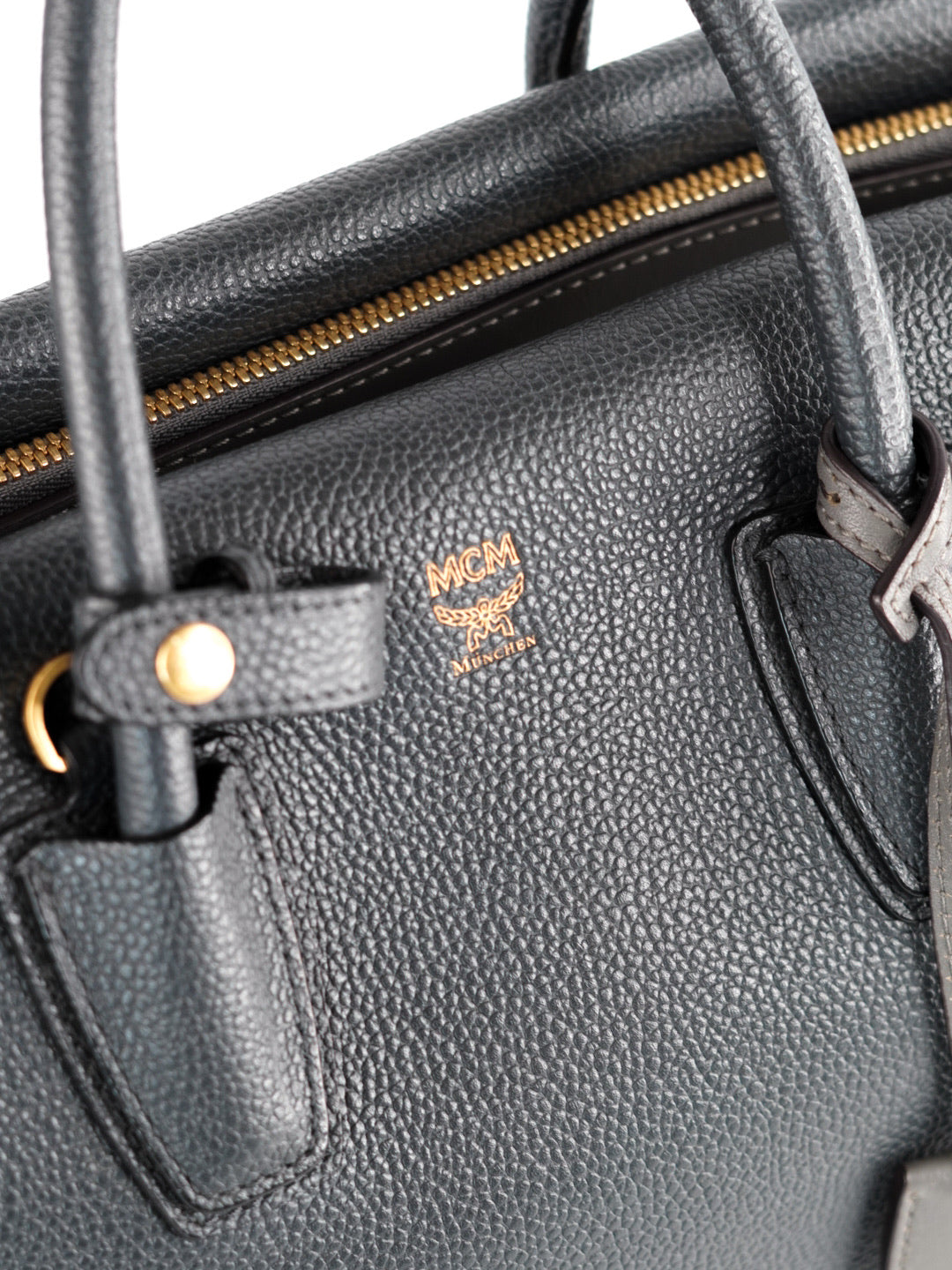 MCM Milla Pebbled Leather Tote