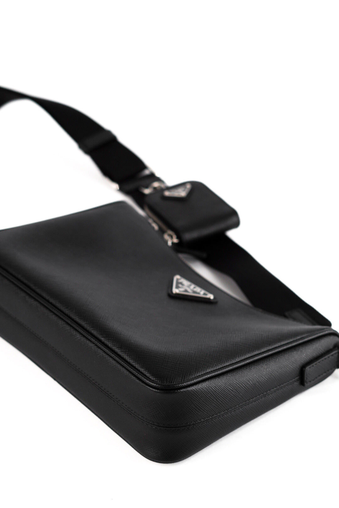 Prada Saffiano-Leather Shoulder Bag