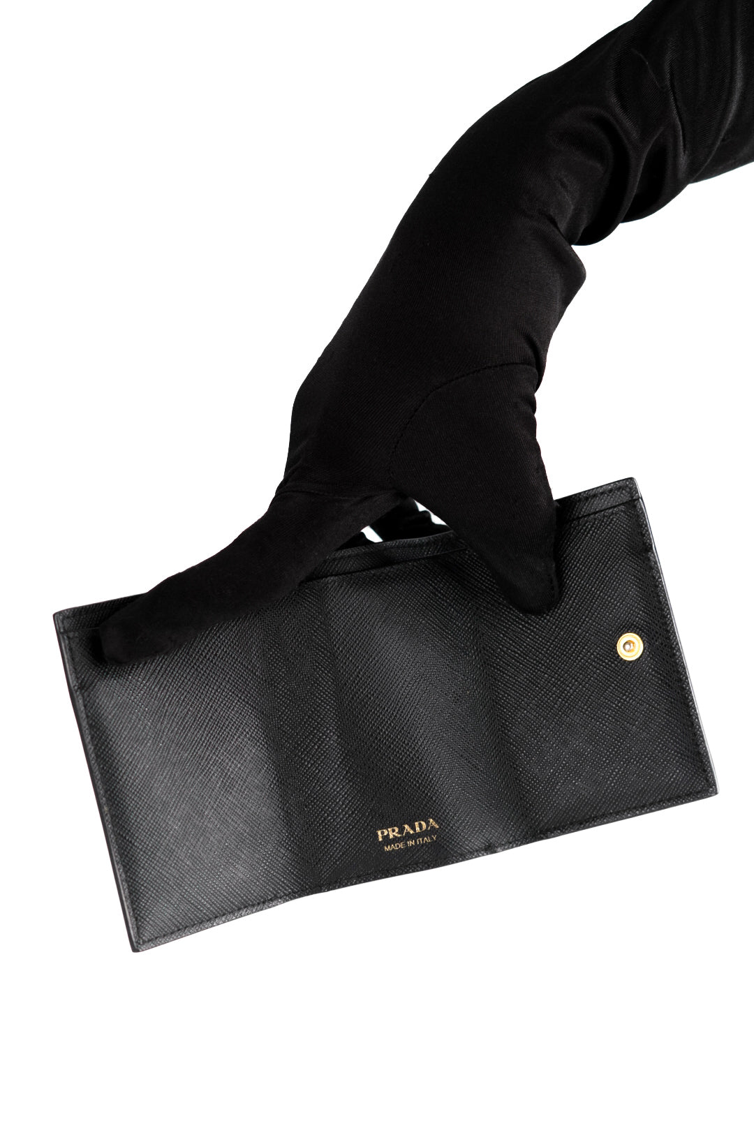 Prada Saffiano Prada Tri-fold Wallet