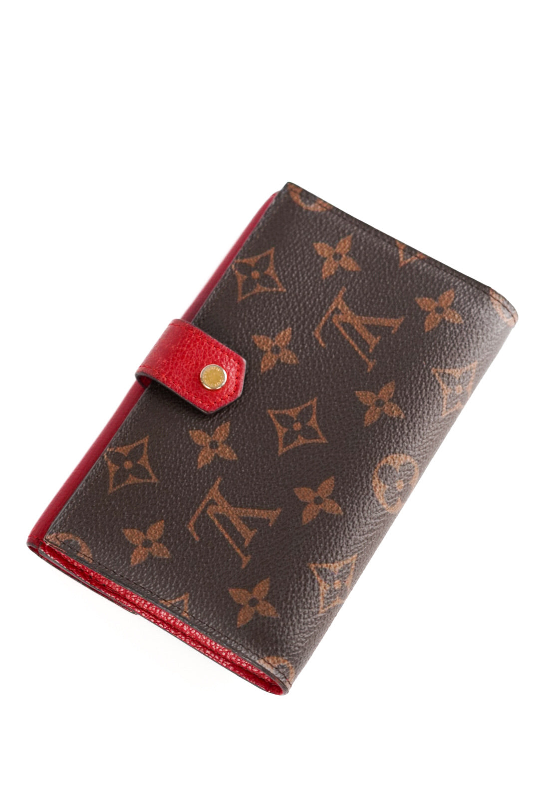 Louis Vuitton Monogram Pallas Compact Wallet Cherry