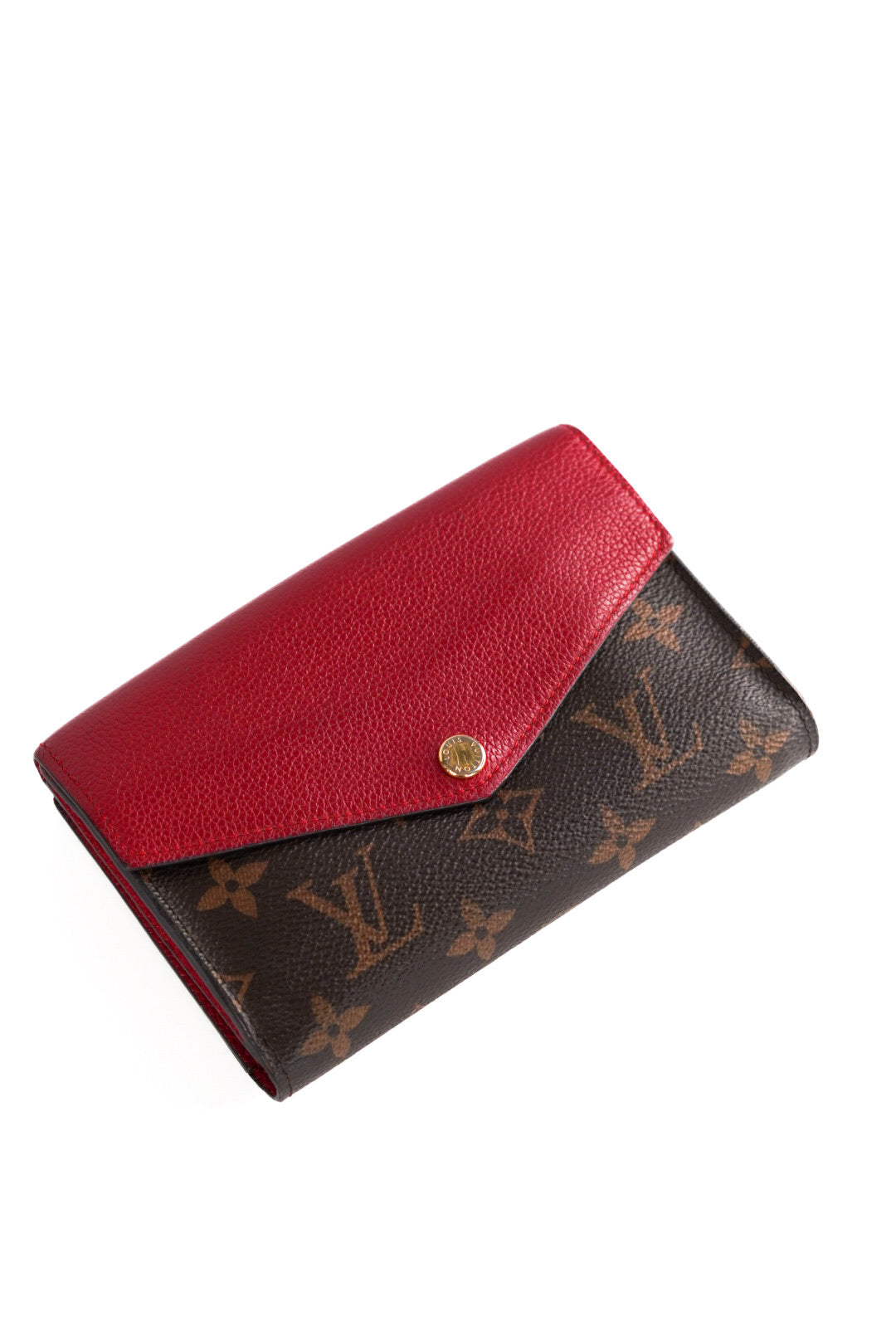 Louis Vuitton Monogram Pallas Compact Wallet Cherry
