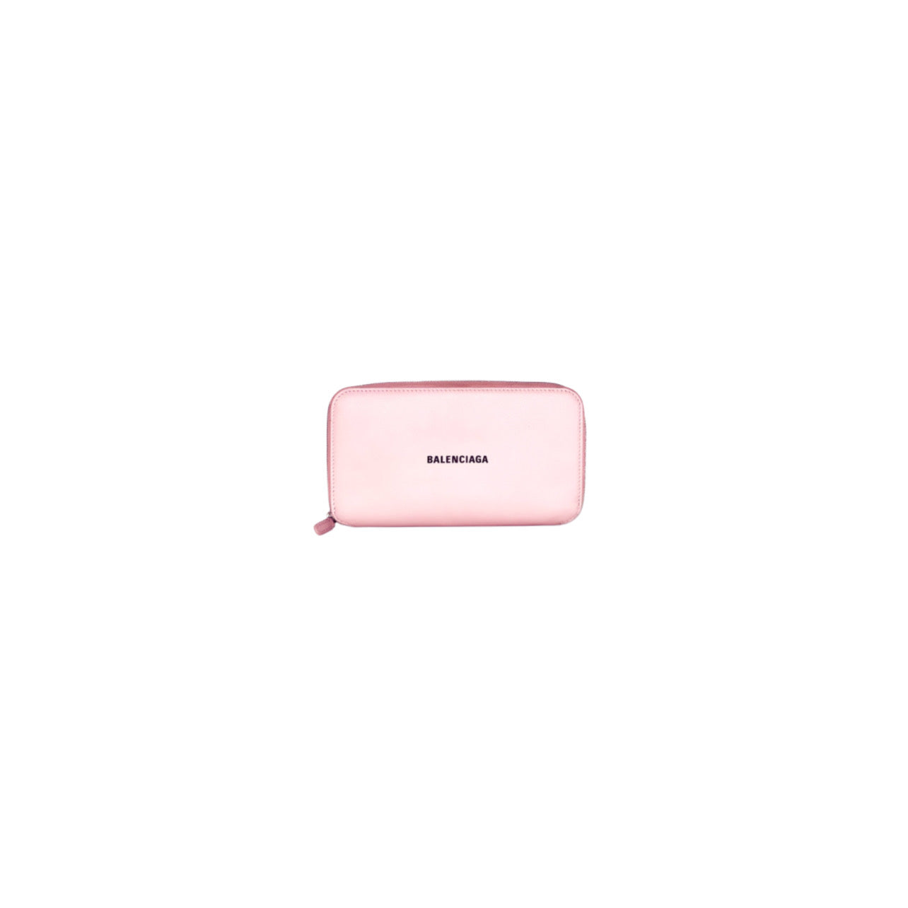 Balenciaga Long Wallet in Pink Leather