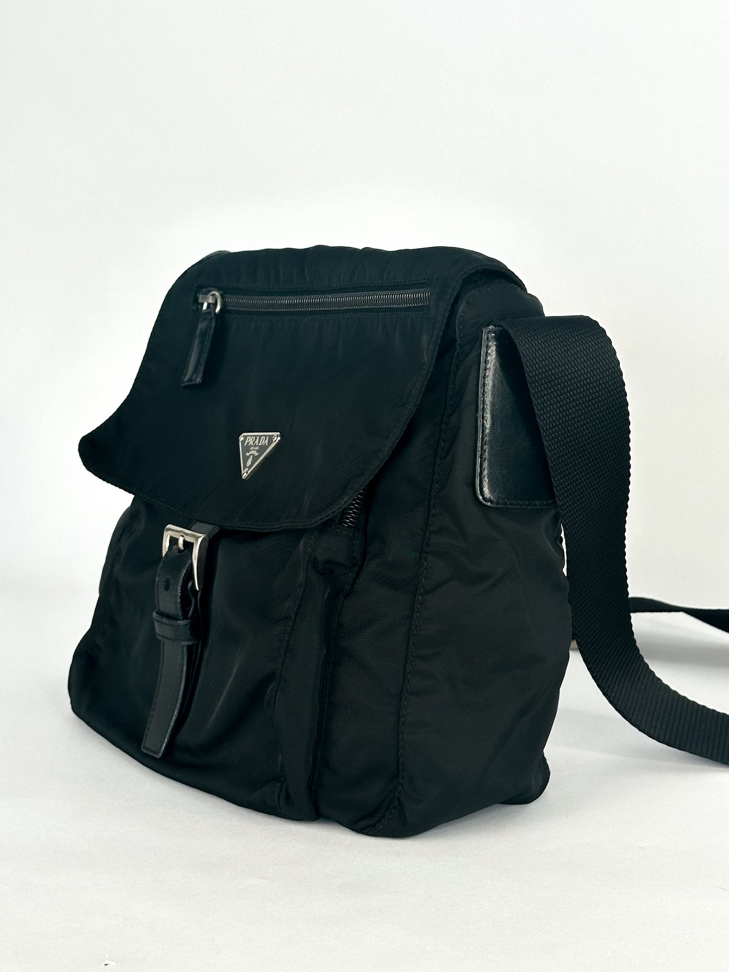 Prada Tessuto Nylon Messenger Bag