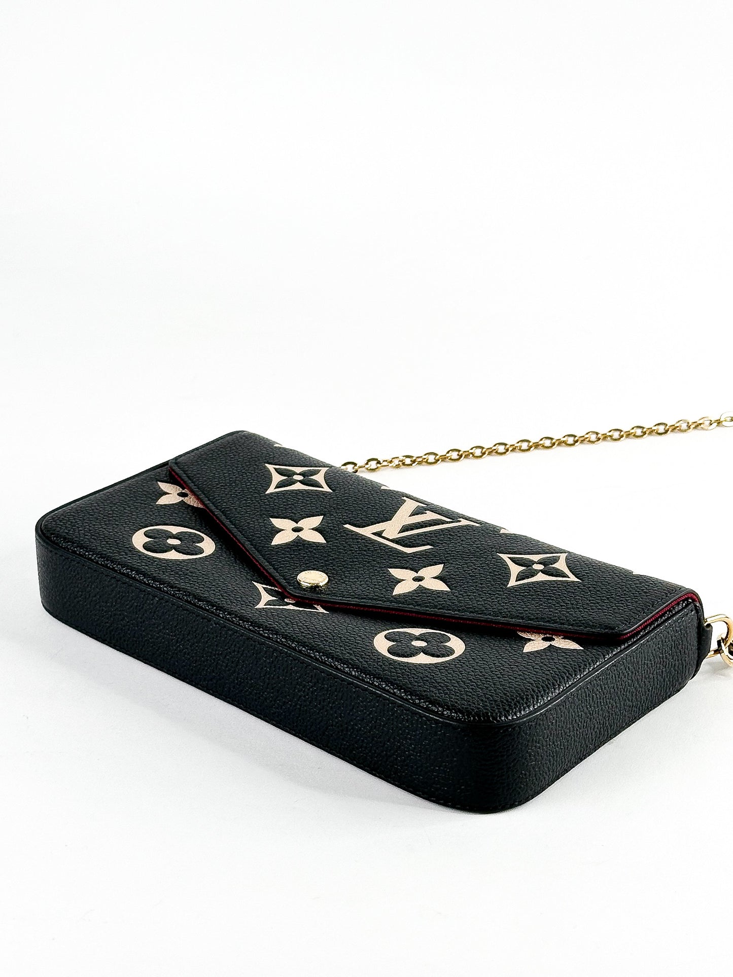 Louis Vuitton Felicie Pochette Empreinte Leather