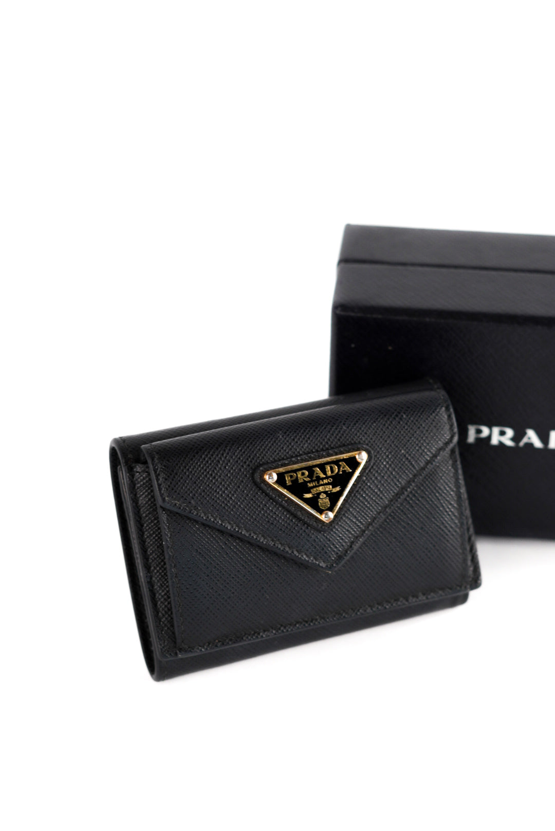 Prada Saffiano Prada Tri-fold Wallet