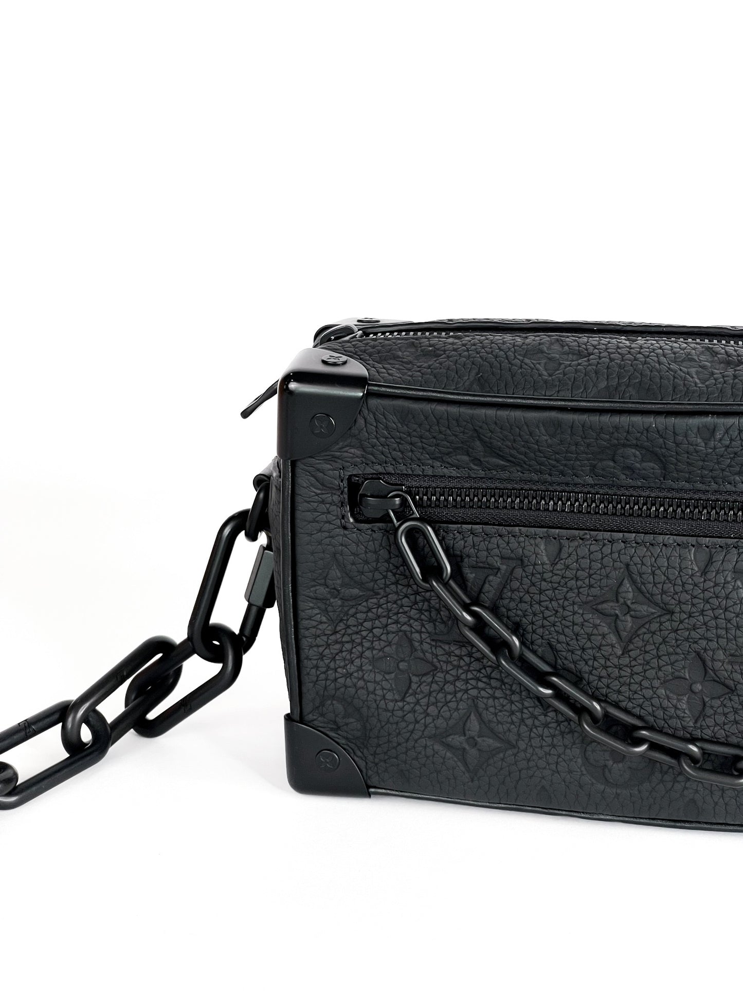 Louis Vuitton Taurillon Monogram Mini Soft Trunk Black