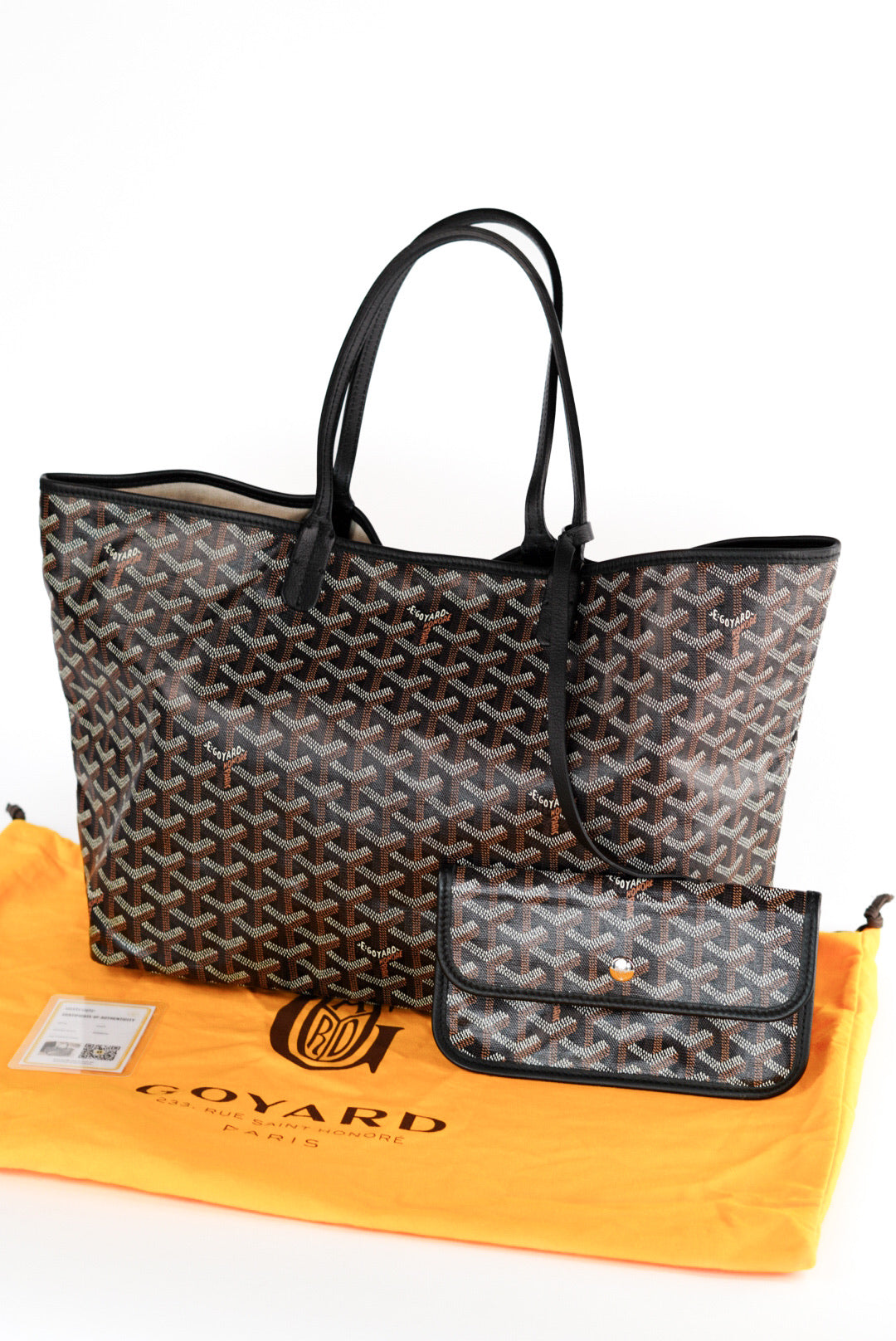 Goyard Goyardine Saint Louis PM Black