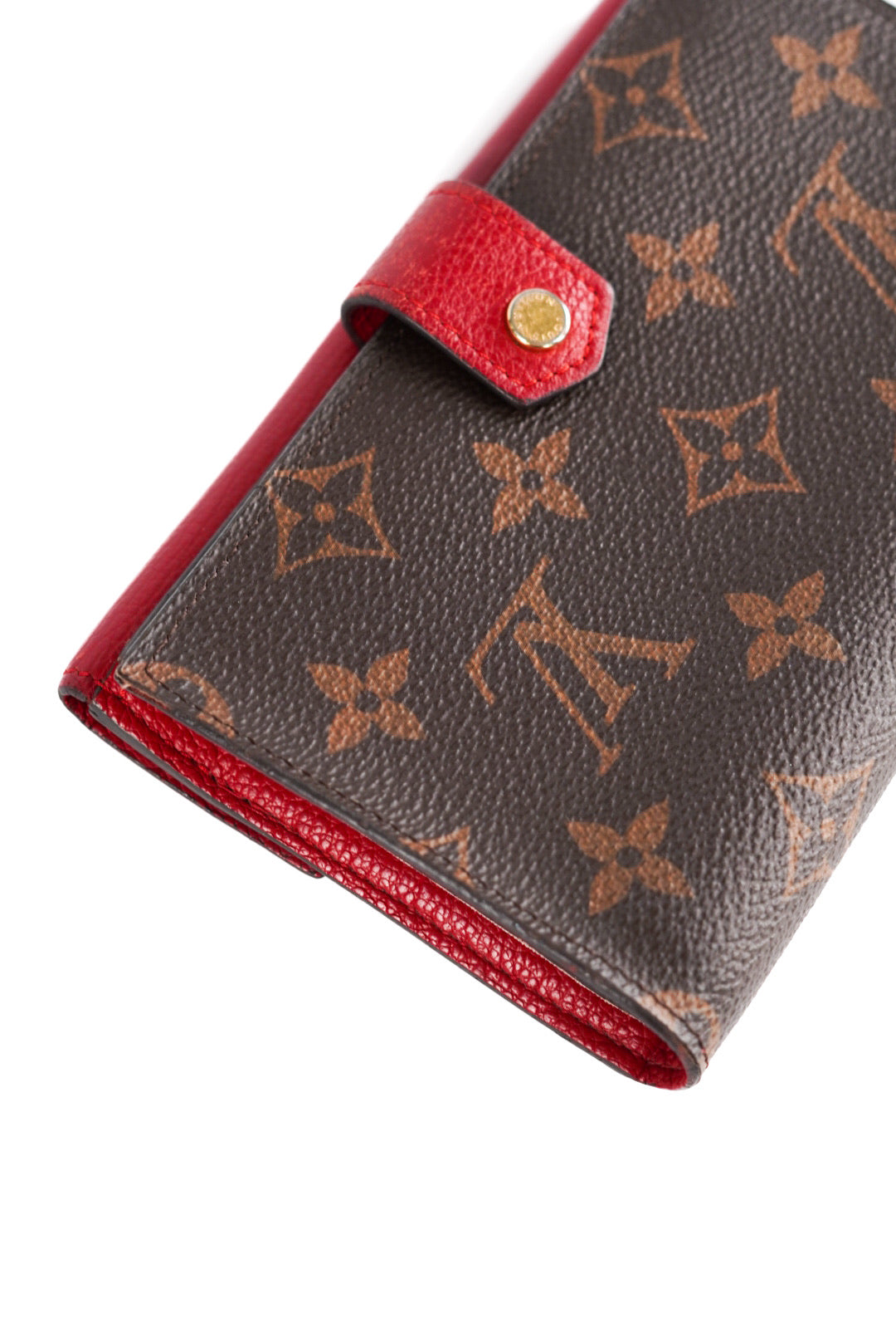 Louis Vuitton Monogram Pallas Compact Wallet Cherry