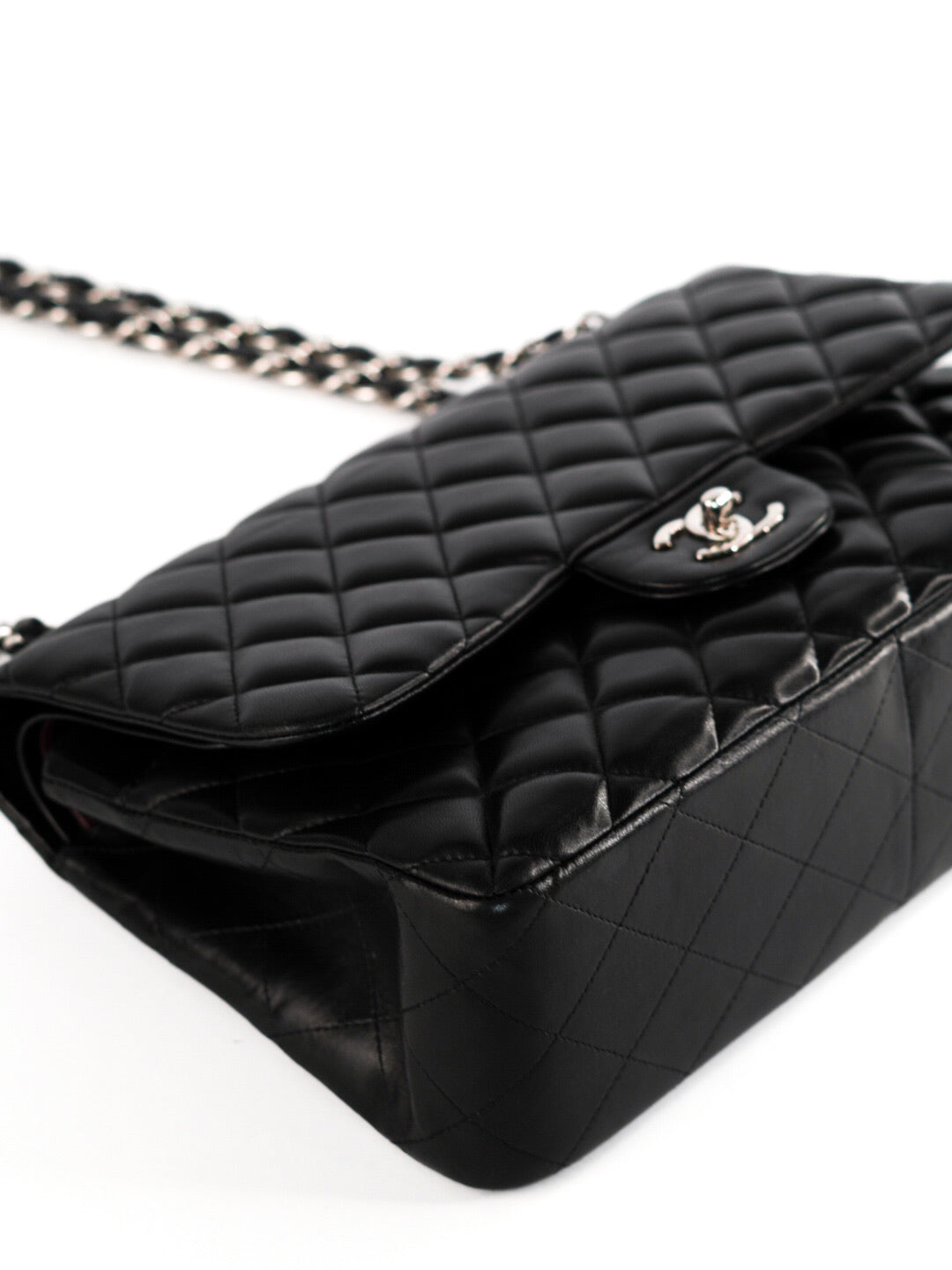 Chanel Medium Double Flap Bag Lambskin Noir