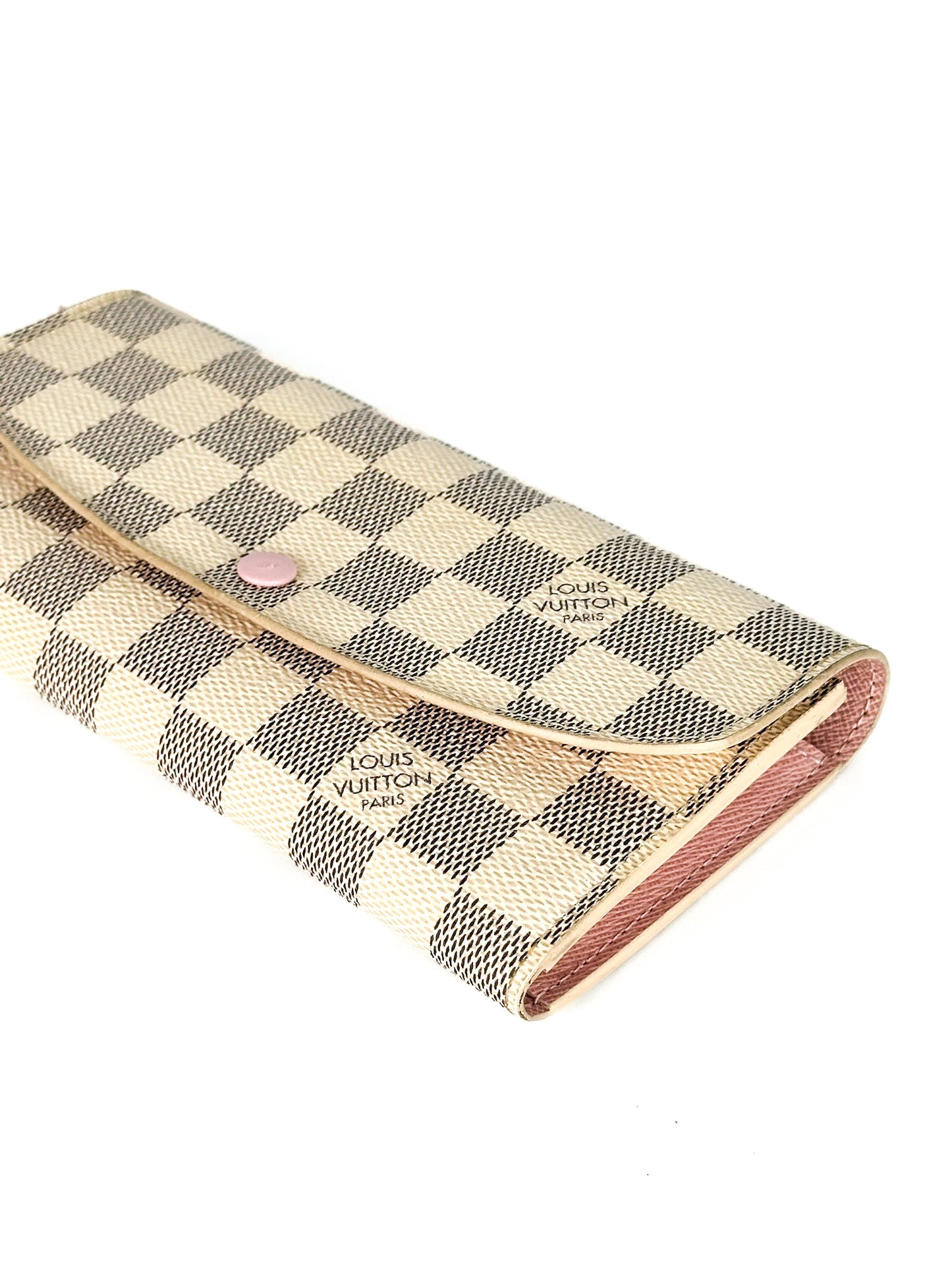 Louis Vuitton Damier Azur Canvas Emilie Wallet