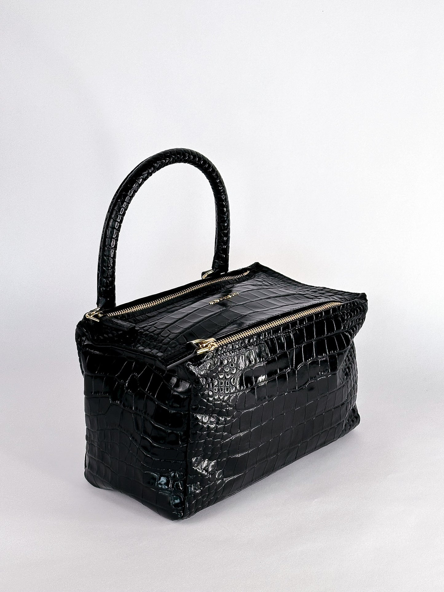 Givenchy Pandora Small Croc Embossed Bag